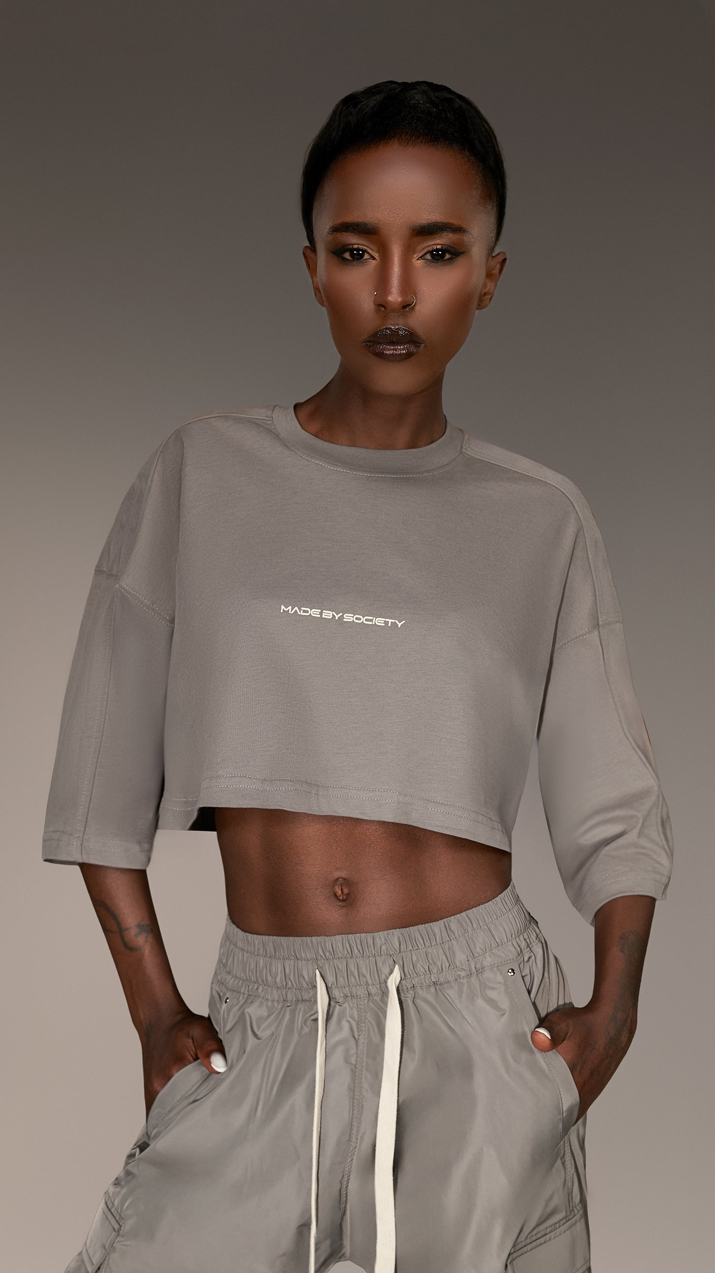 Made by Society Crop Tee - T26157