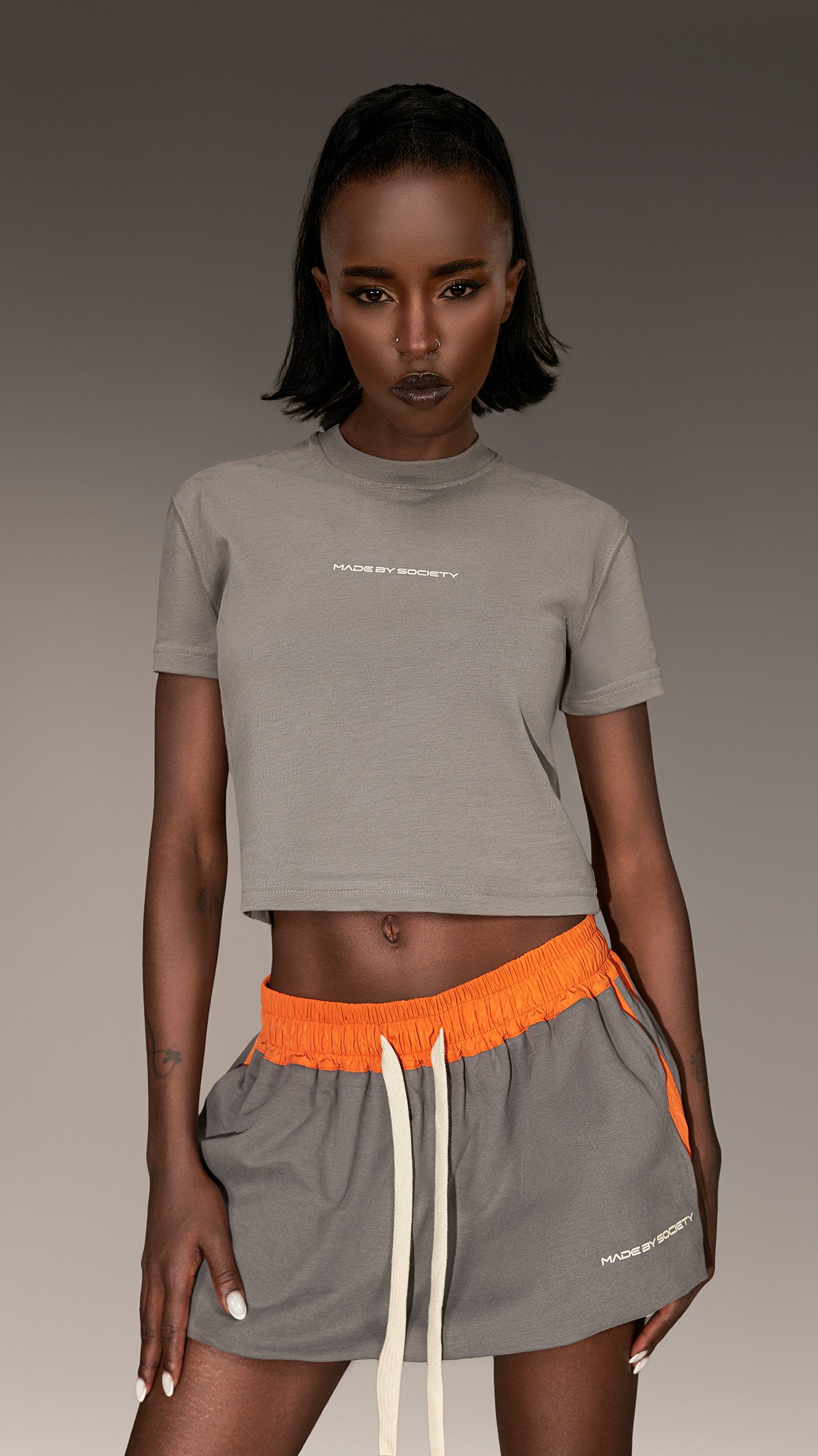 Cropped T-shirt - T26395