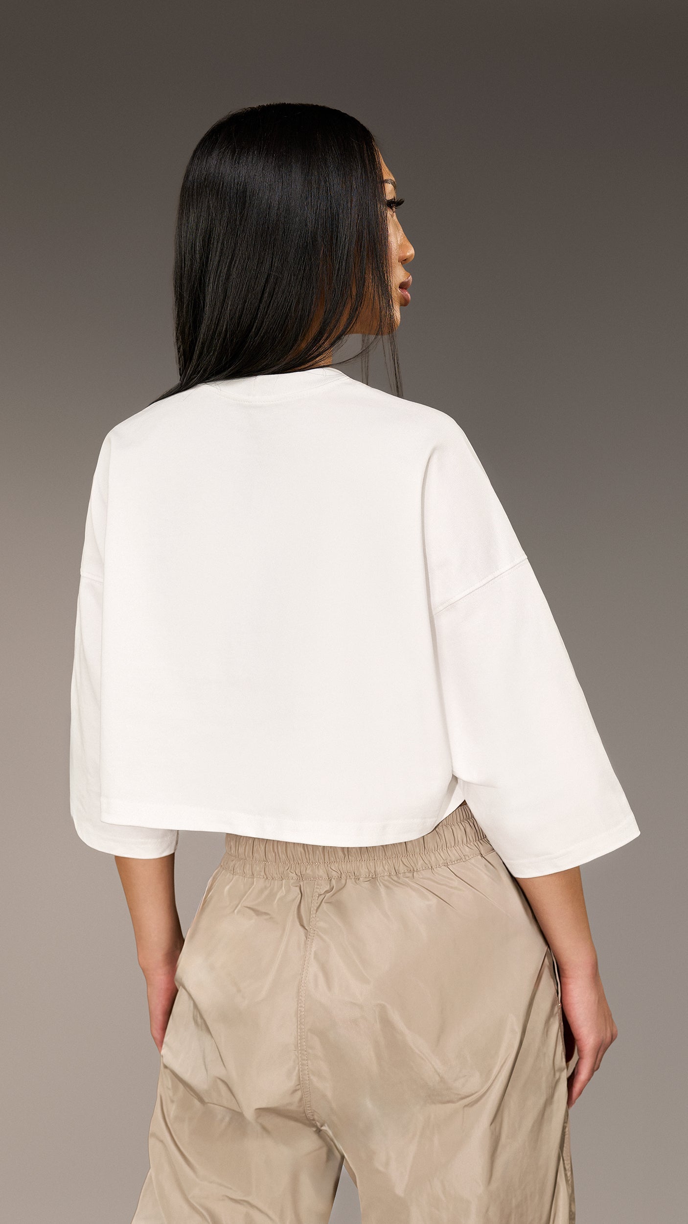 Made by Society crop shirt - T26223