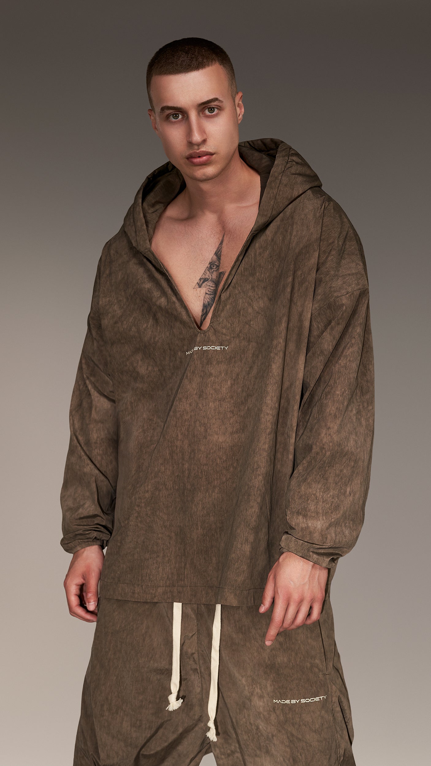 Low-cut Hoodie - H16320