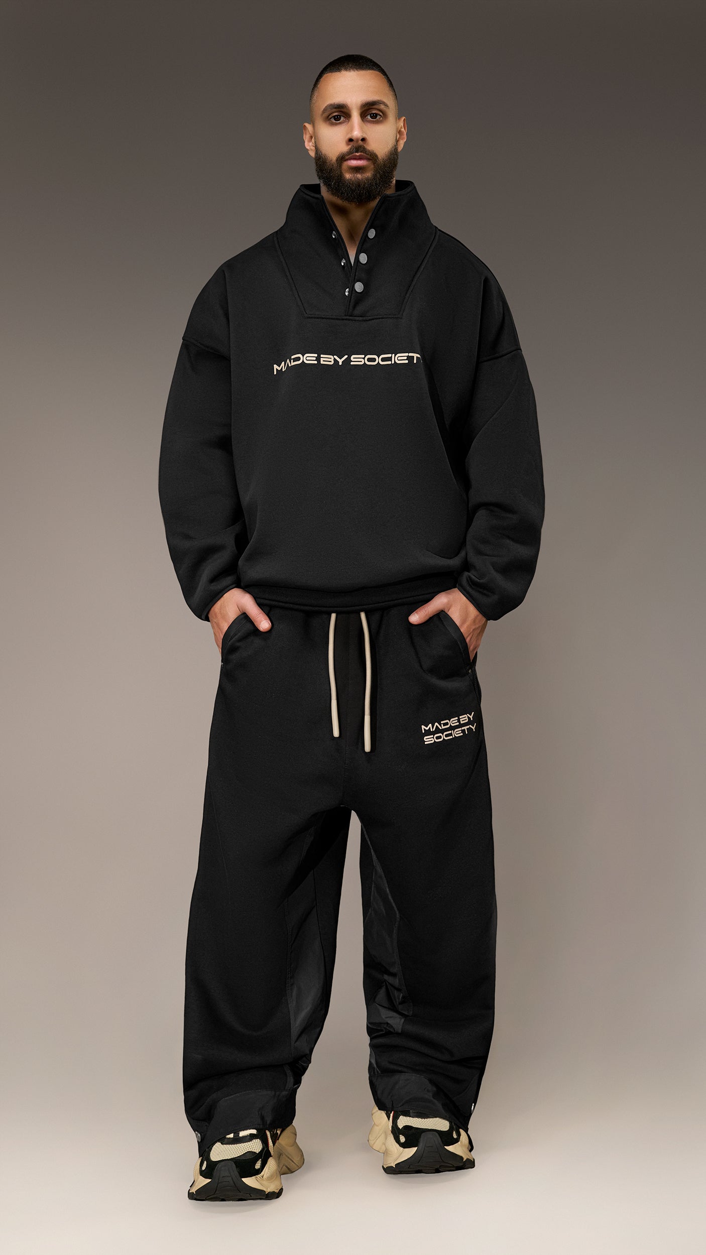 "Made by Society" Snap Hoodie - H16004