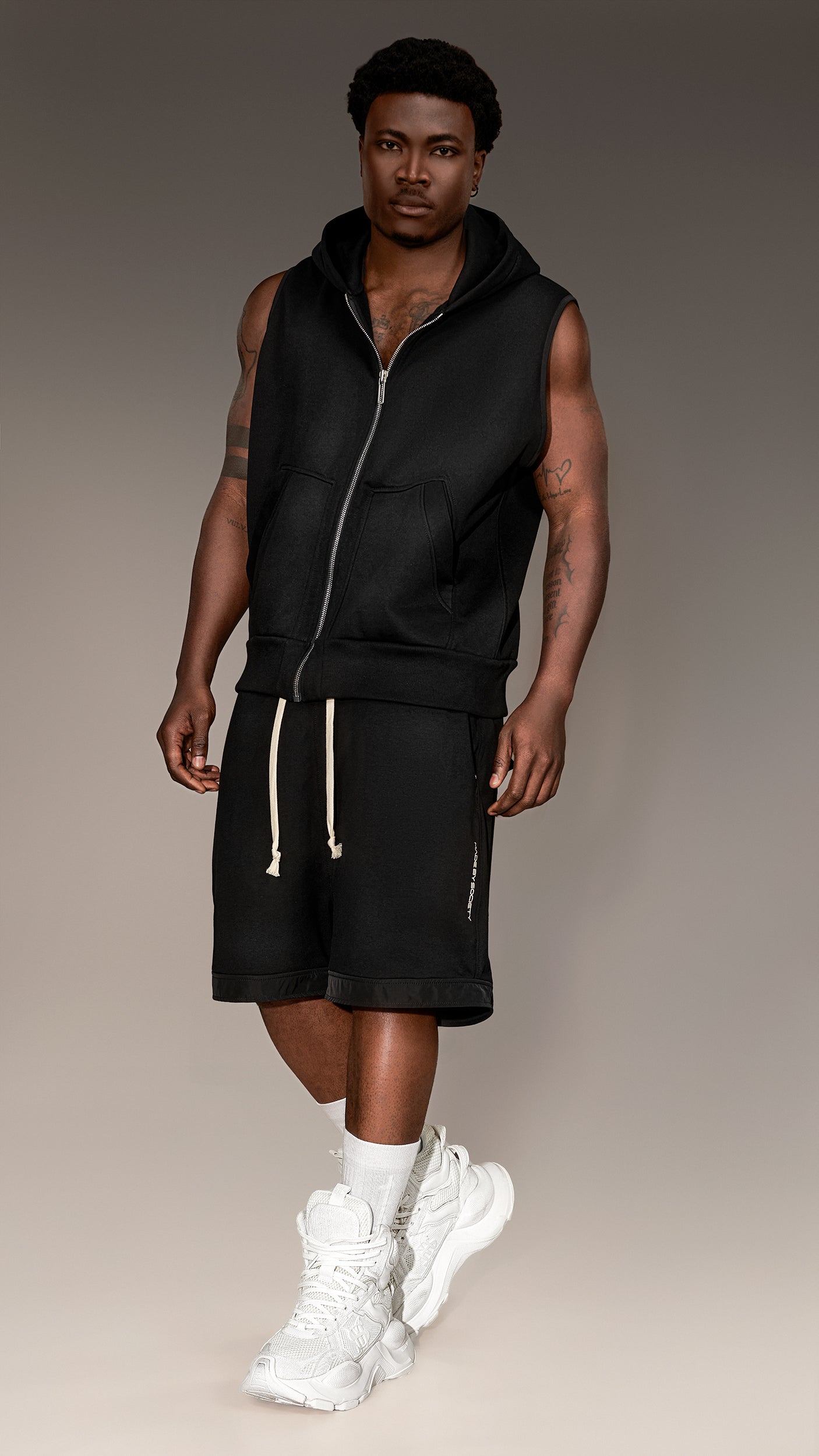 MADE BY SOCIETY Hooded Vest - V16181