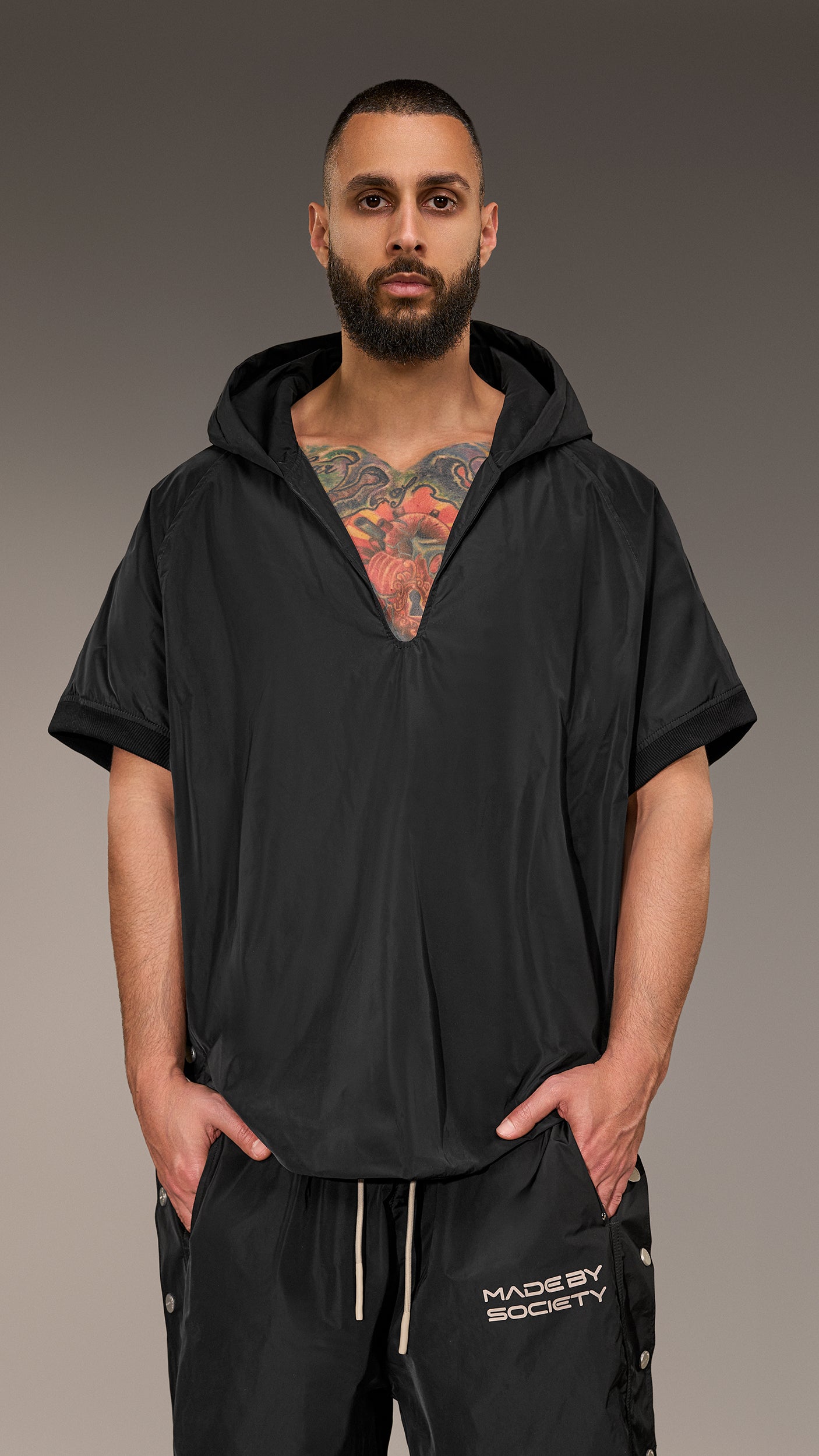 V-Neck Hoodie - H16229