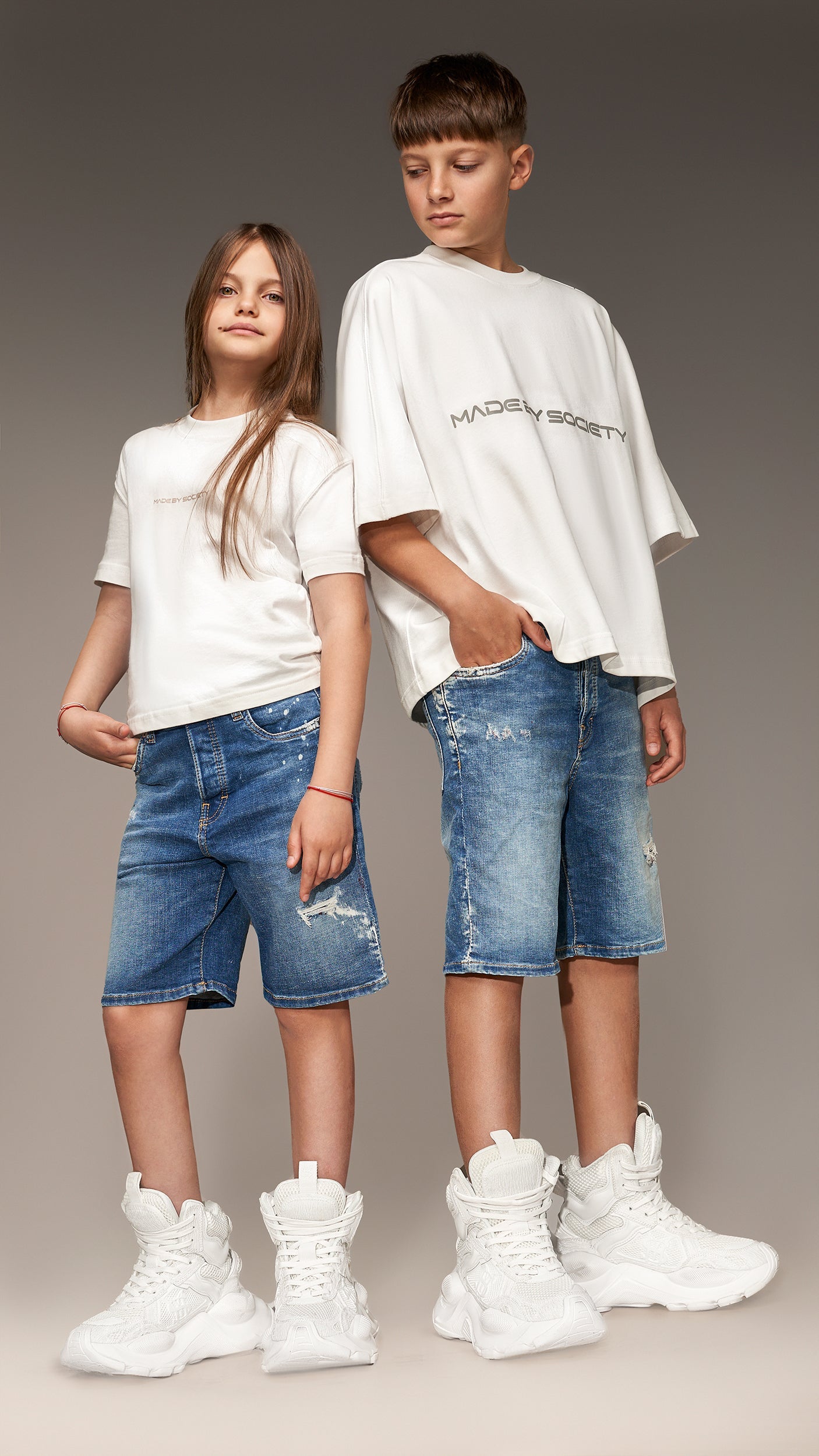 Denim Bermuda Shorts - B33740