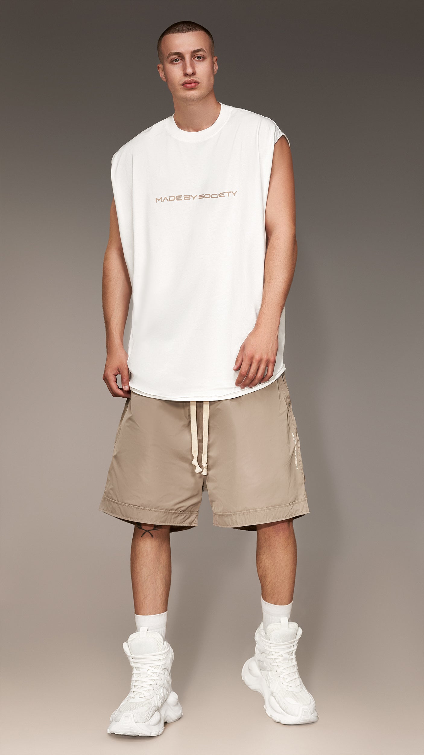 "Made by Society" Shorts - B16469