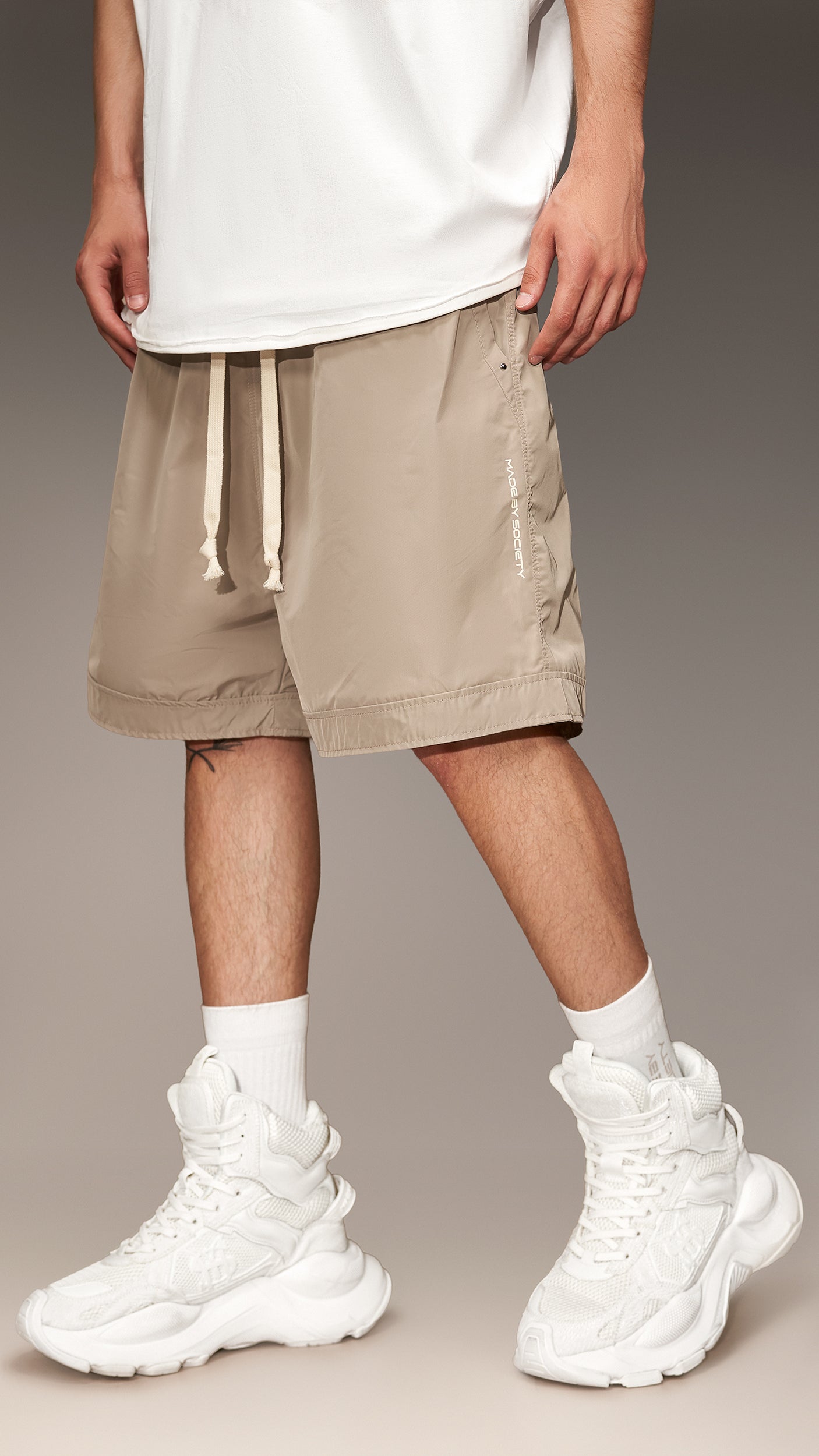 "Made by Society" Shorts - B16469