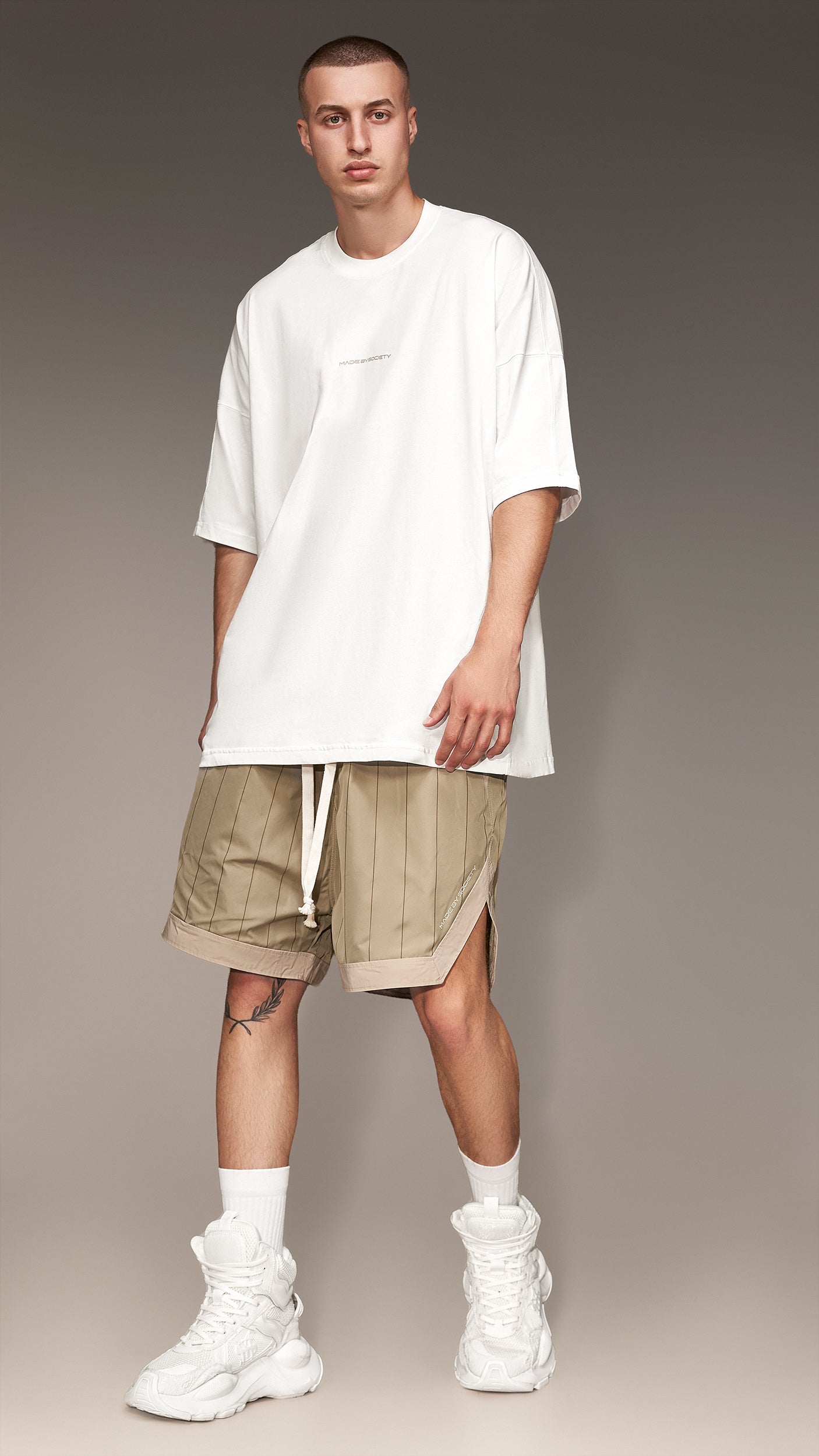 "Made by Society" Bermuda Shorts - B16385