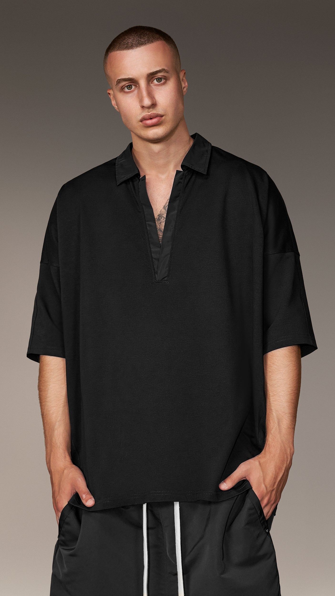 Polo Neck T-shirt - T16625