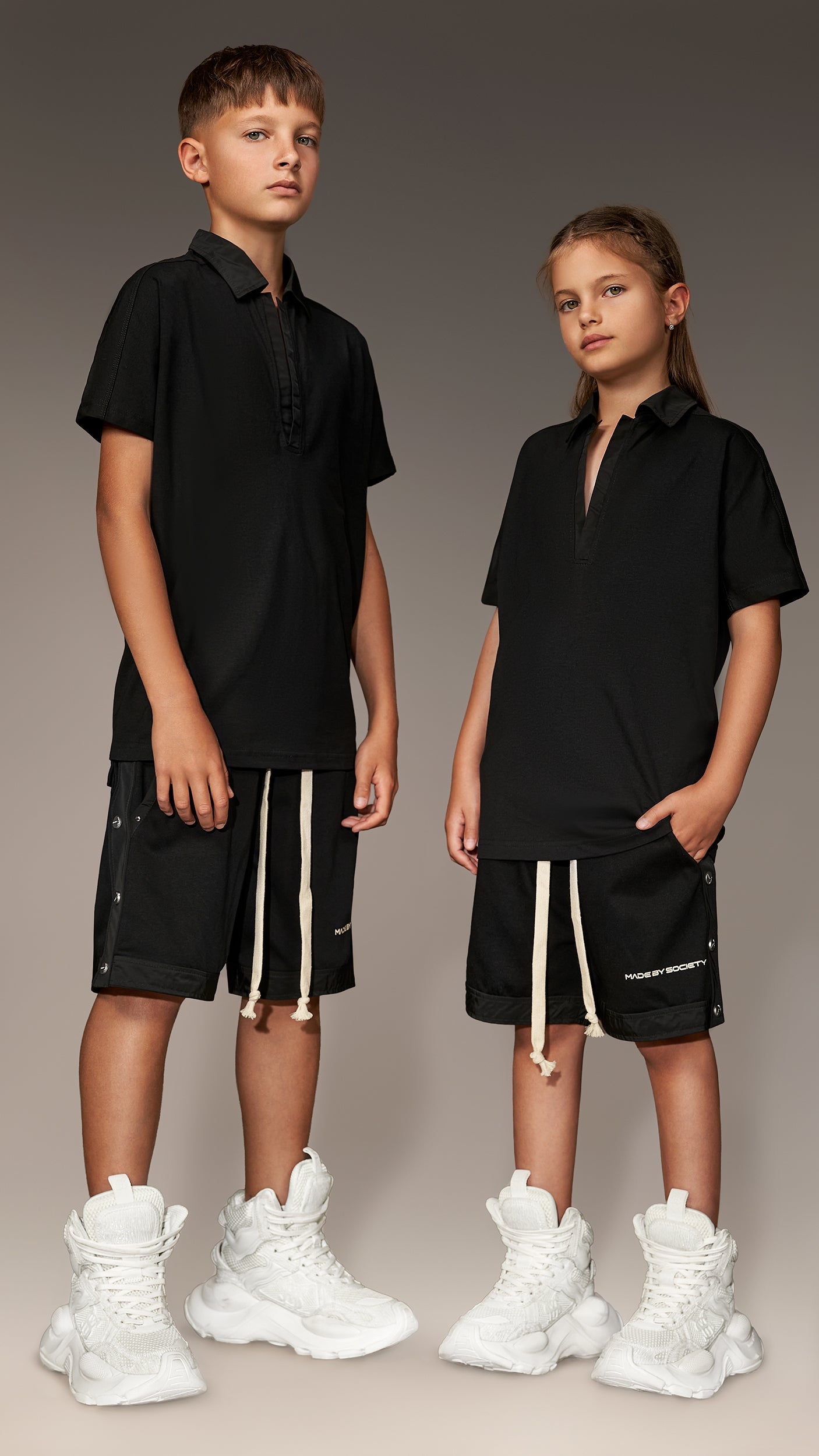 Studded Bermuda Shorts - B36537