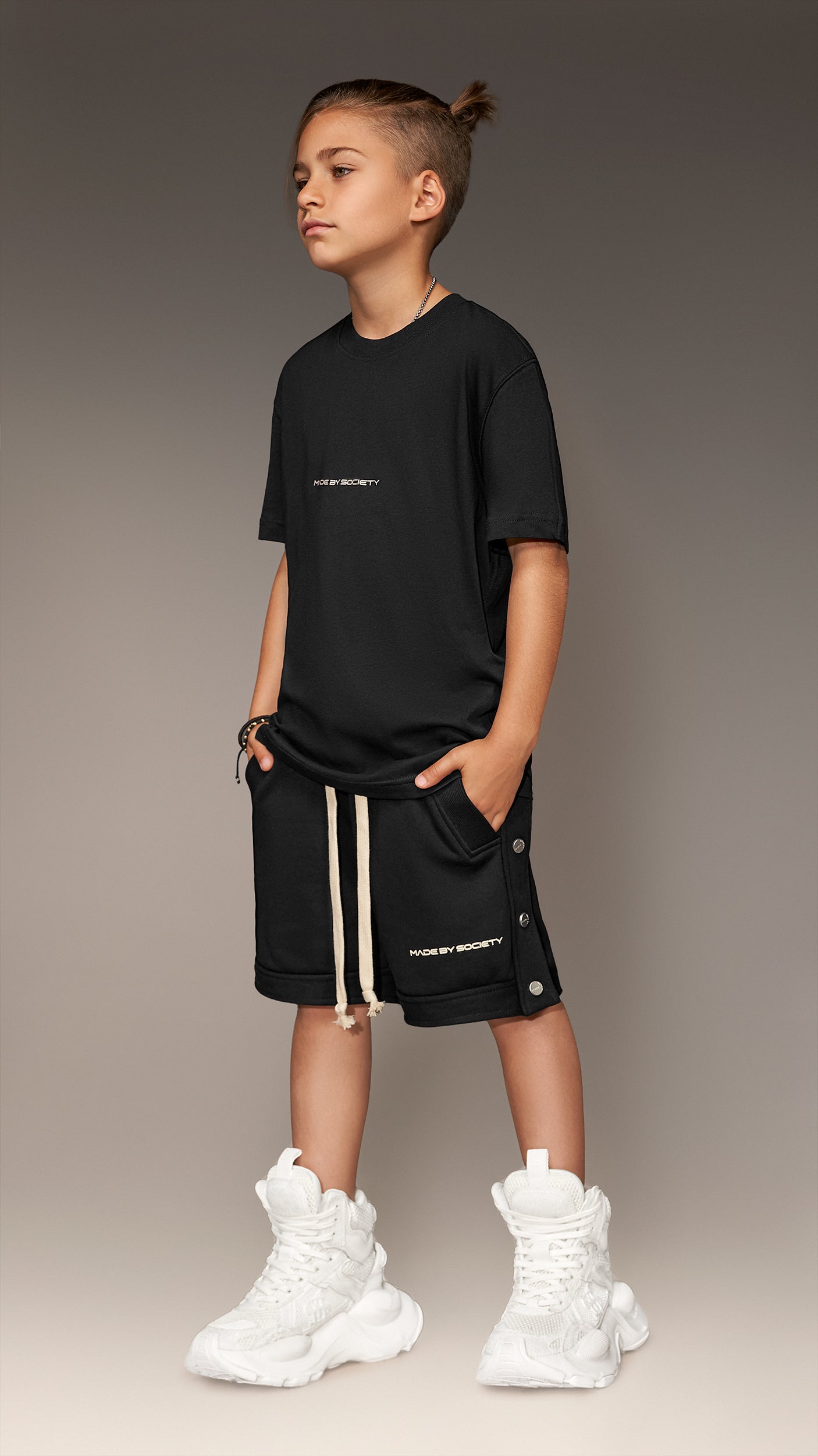 Studded Shorts - B36522