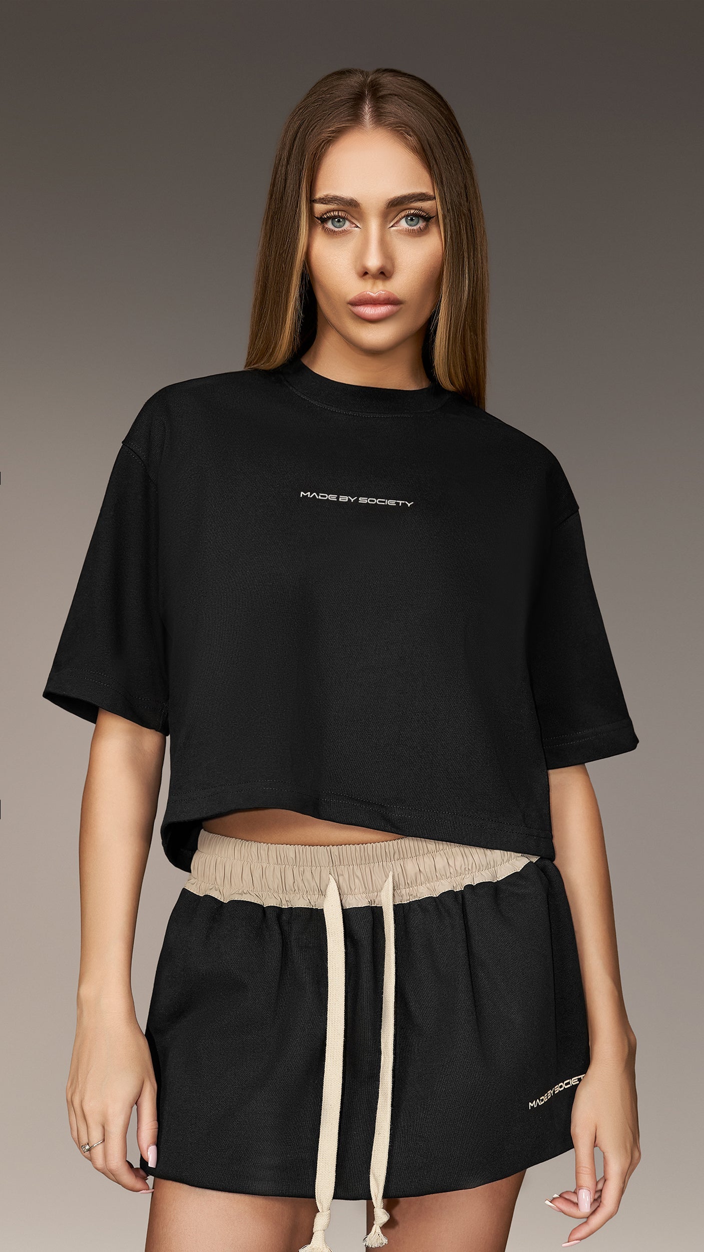 Cropped T-shirt - T26597