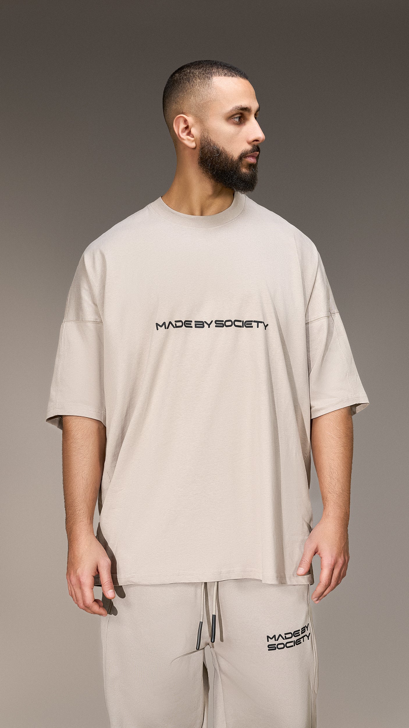 Oversized "Made by Society" T-Shirt - T15991