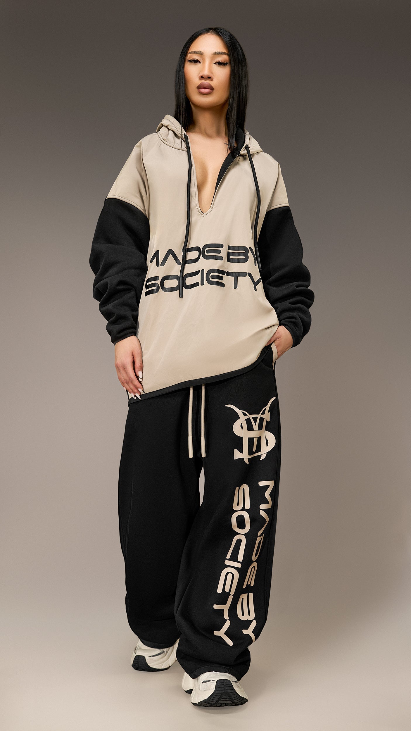 Oversized Hoodie Made by Society - H26044