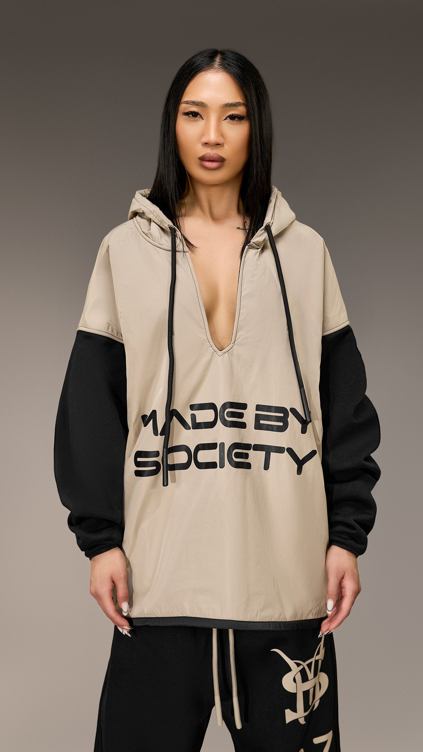 Oversized Hoodie Made by Society - H26044
