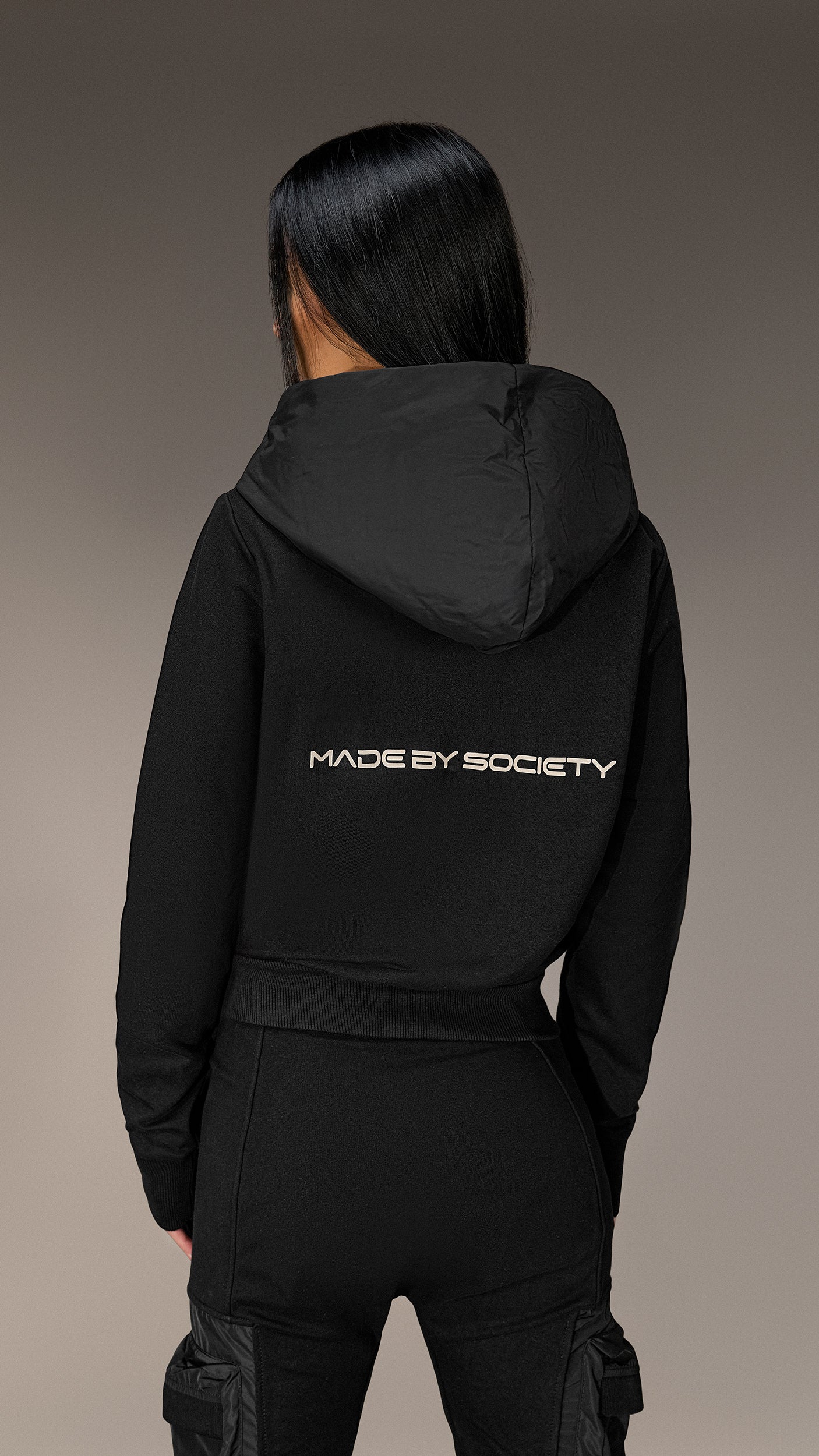 "Made by Society" Zip-Up Hoodie - H25971