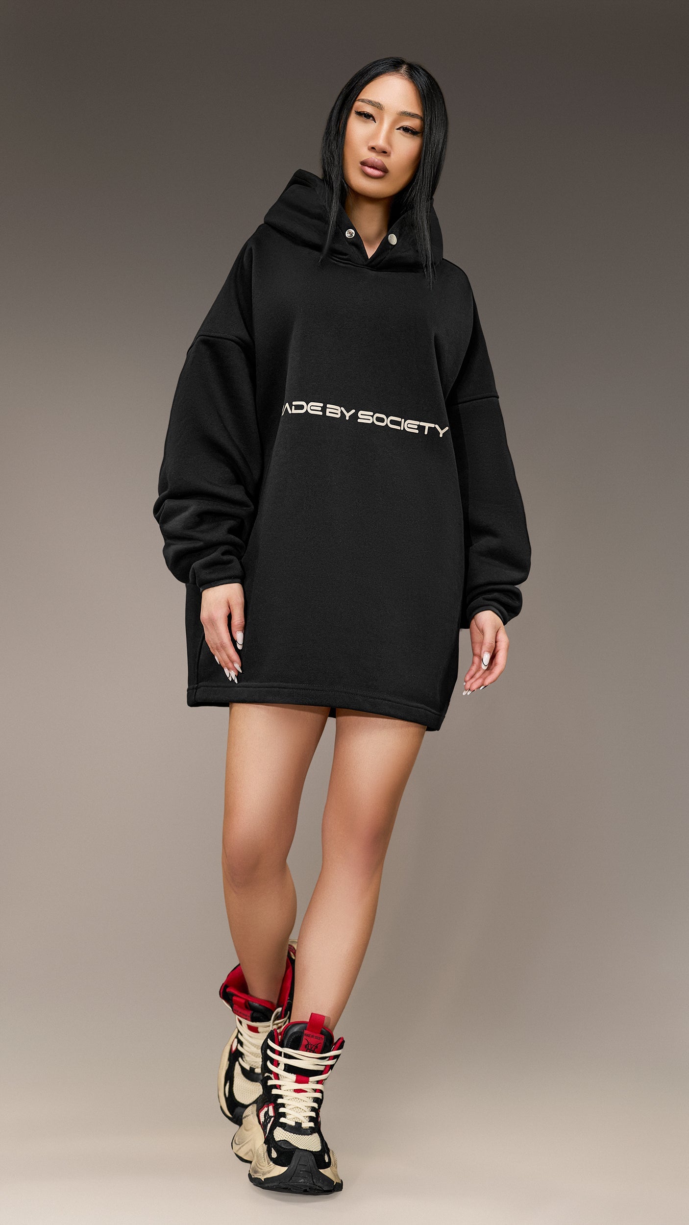 Oversized Hoodie Made by Society - H26038