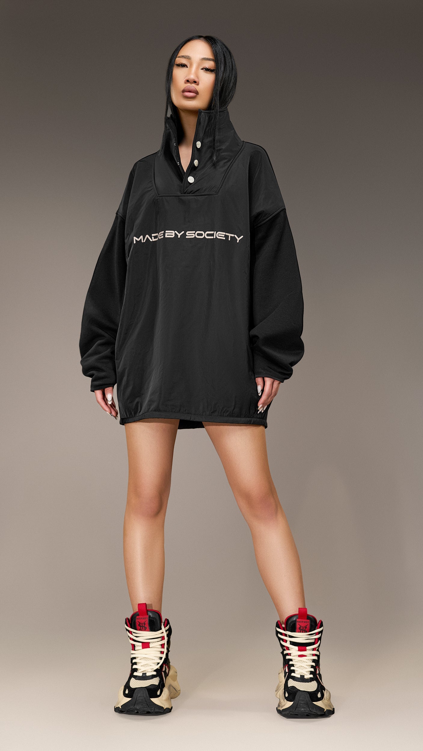 Oversized Hoodie Made by Society - H26040
