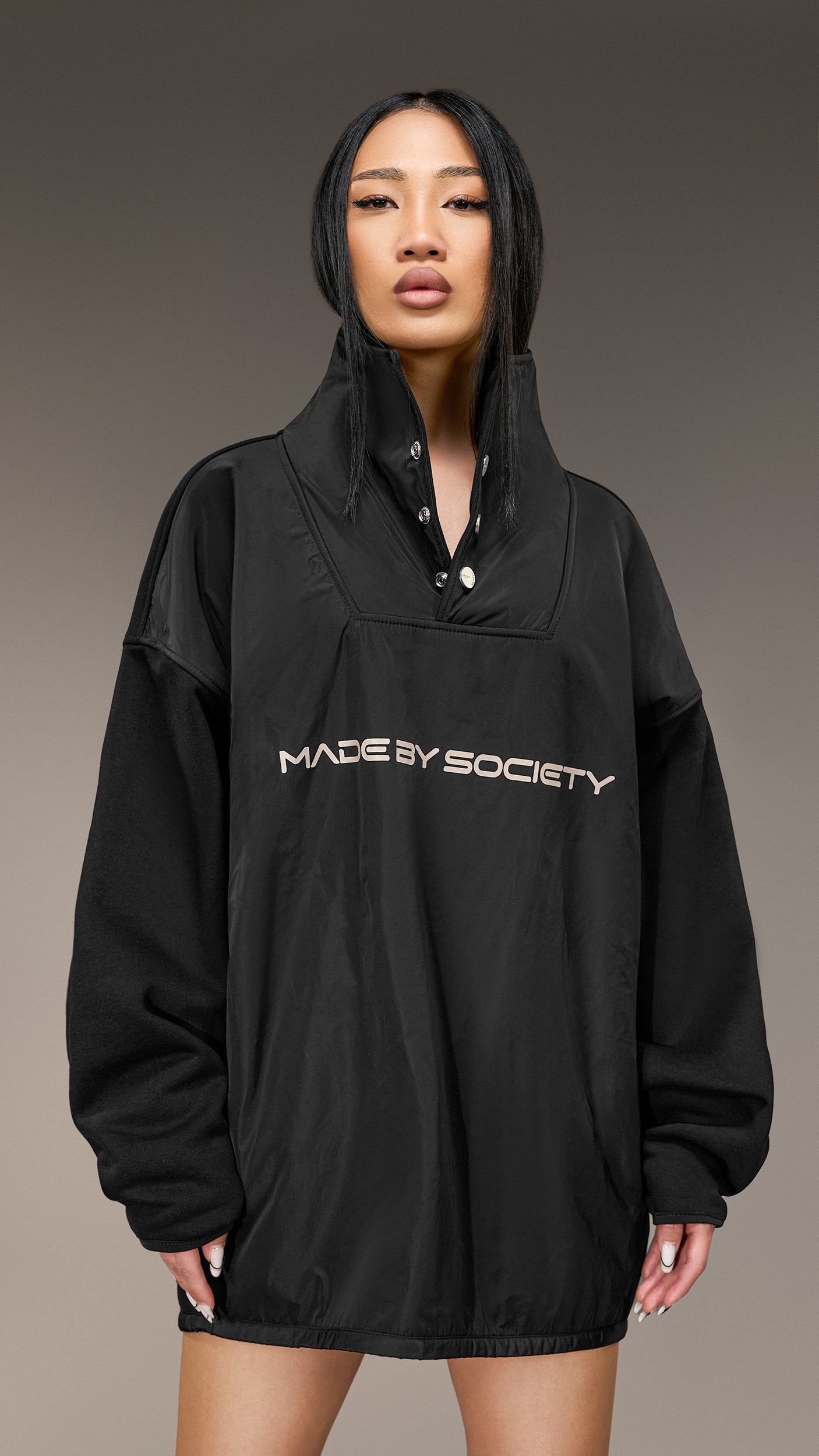 Oversized Hoodie Made by Society - H26040