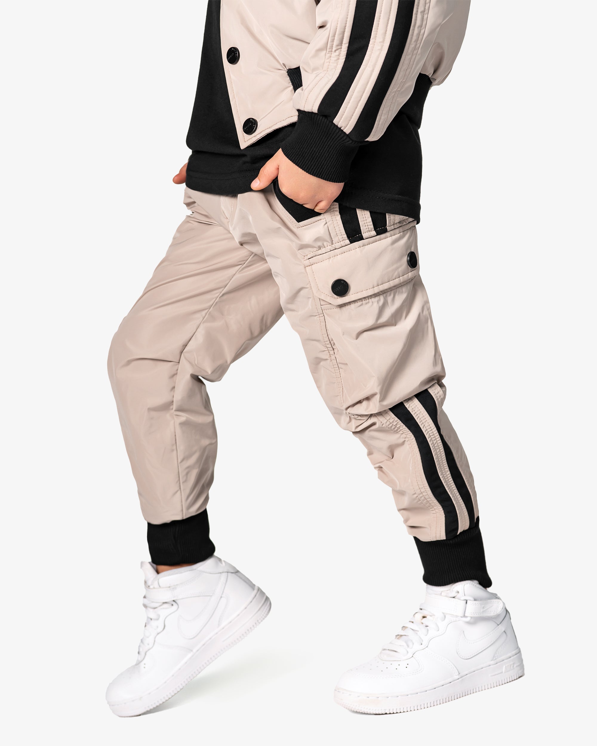 Stripes cargo pants - P34131