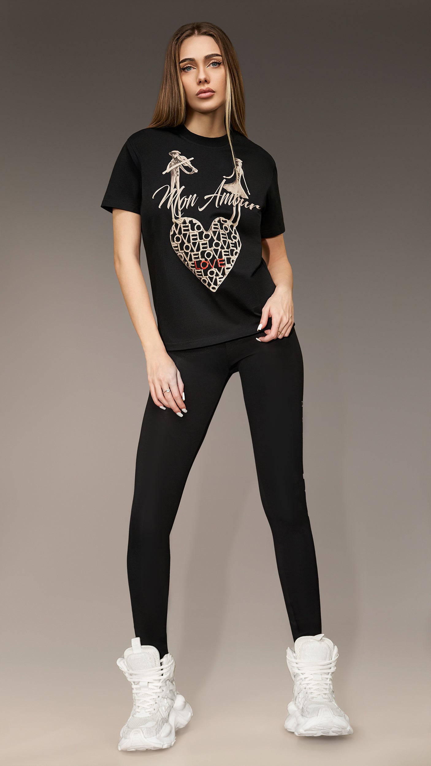 "Mon Amour" T-shirt - T27006