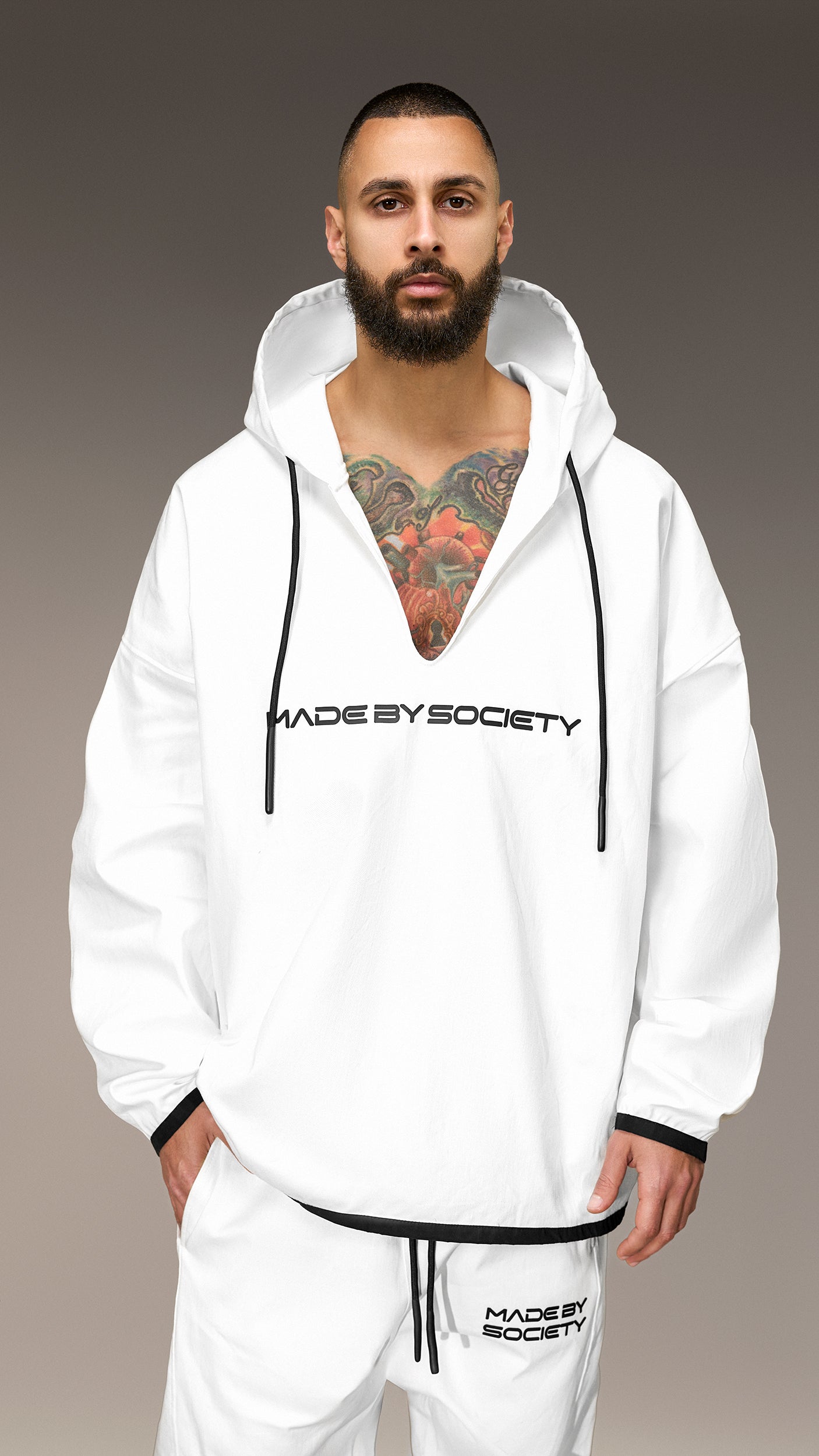 Oversized Hoodie Made by Society – H16131
