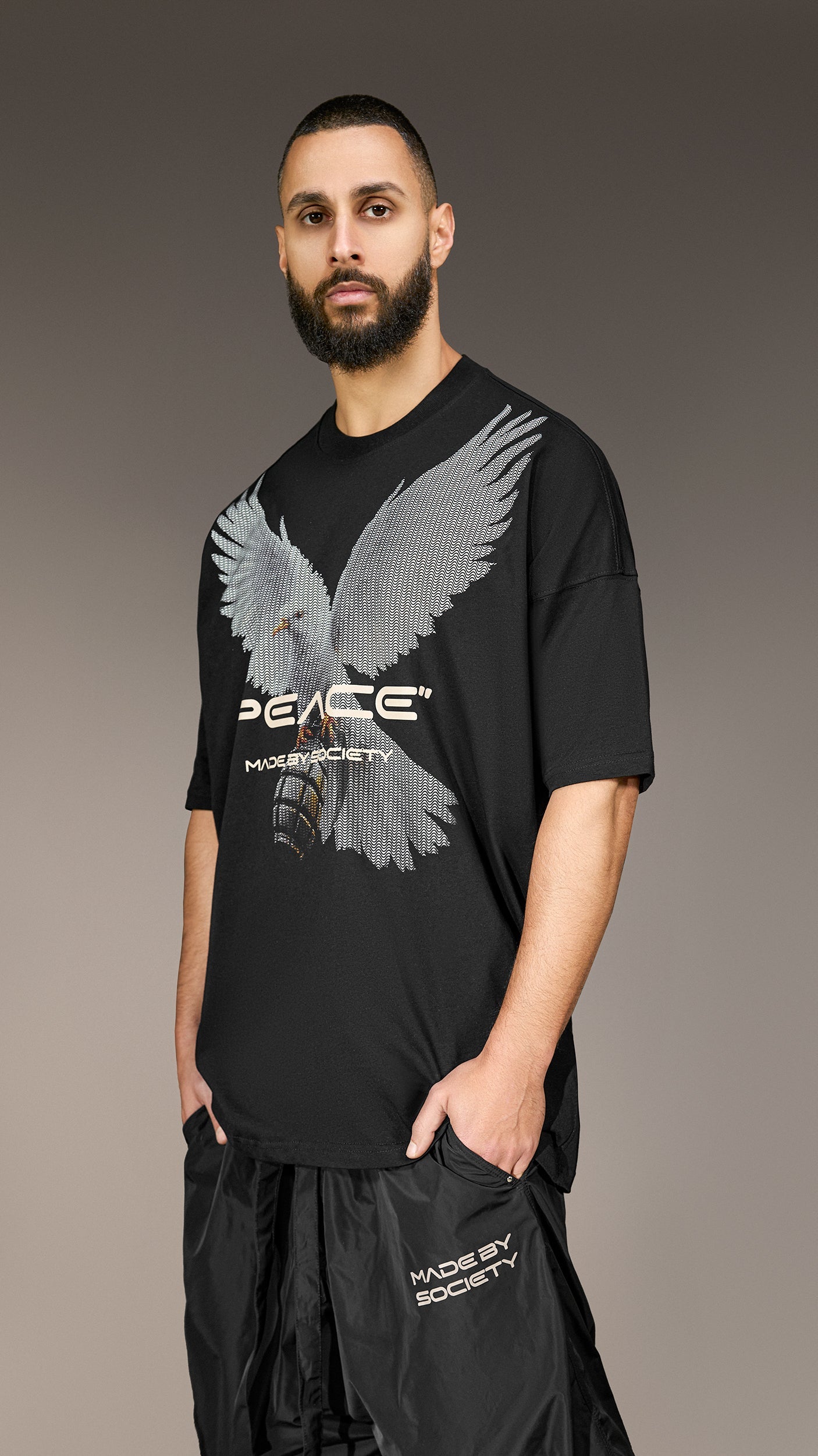 "PEACE" T-Shirt Made by Society - T15981