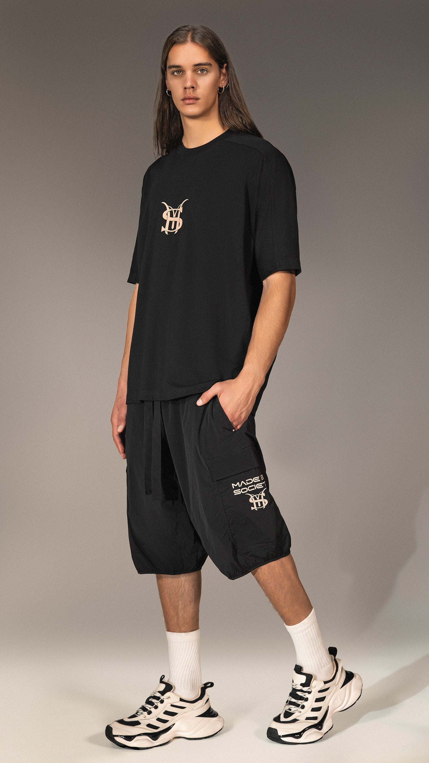 Cargo Bermuda Shorts Made by Society - B15608
