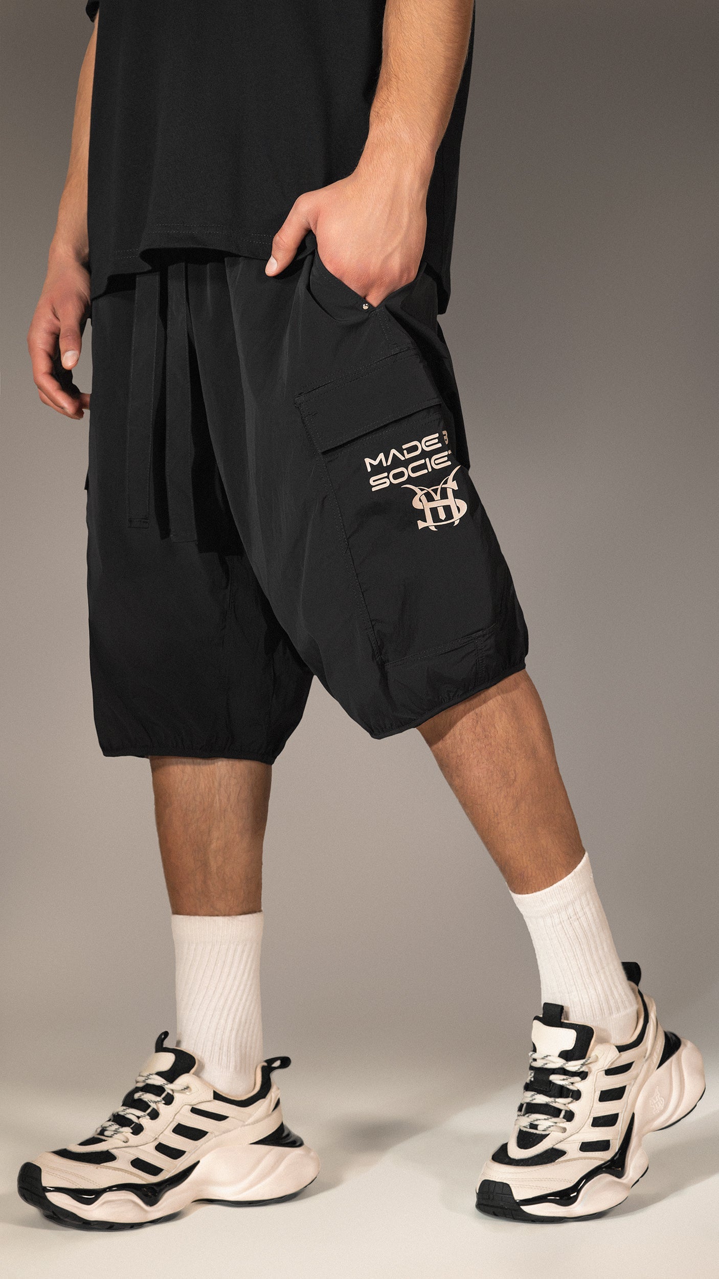 Cargo Bermuda Shorts Made by Society - B15608