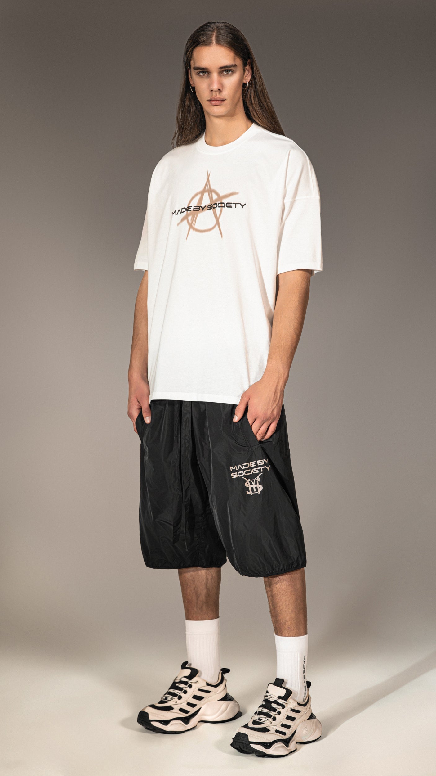 Casual Bermuda Shorts Made by Society - B15613