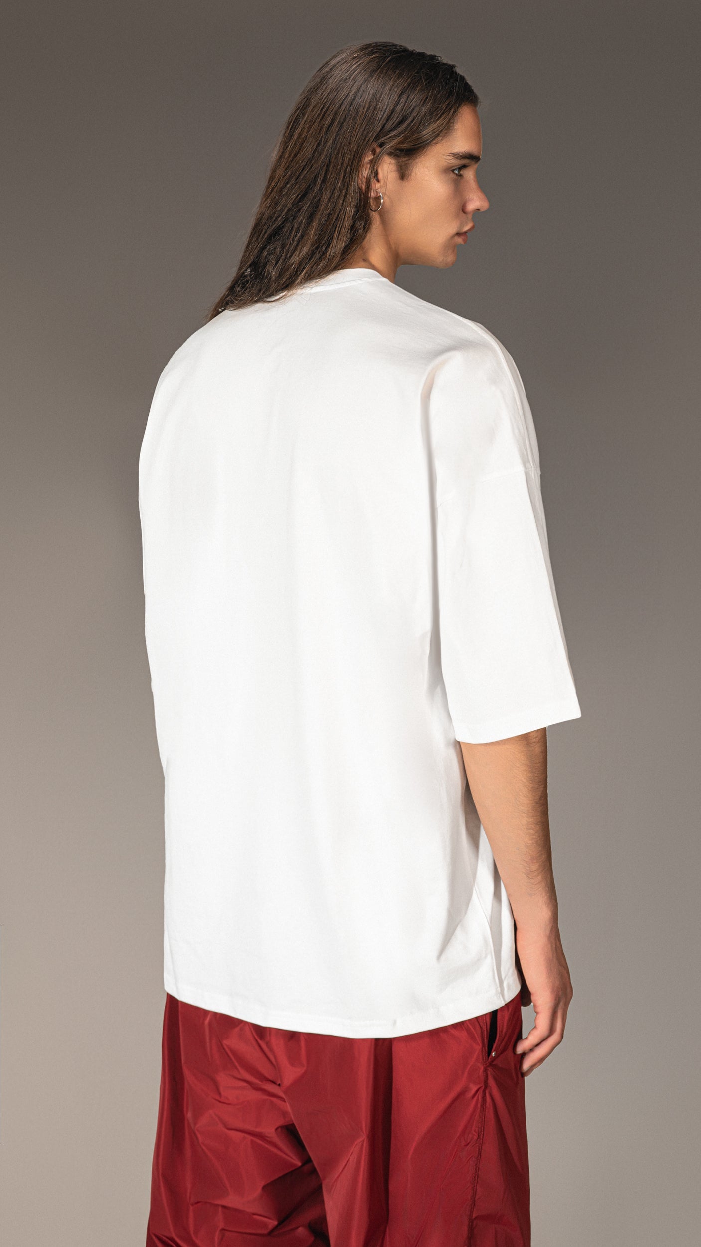 Oversized Crop T-shirt Made by Society - T15772