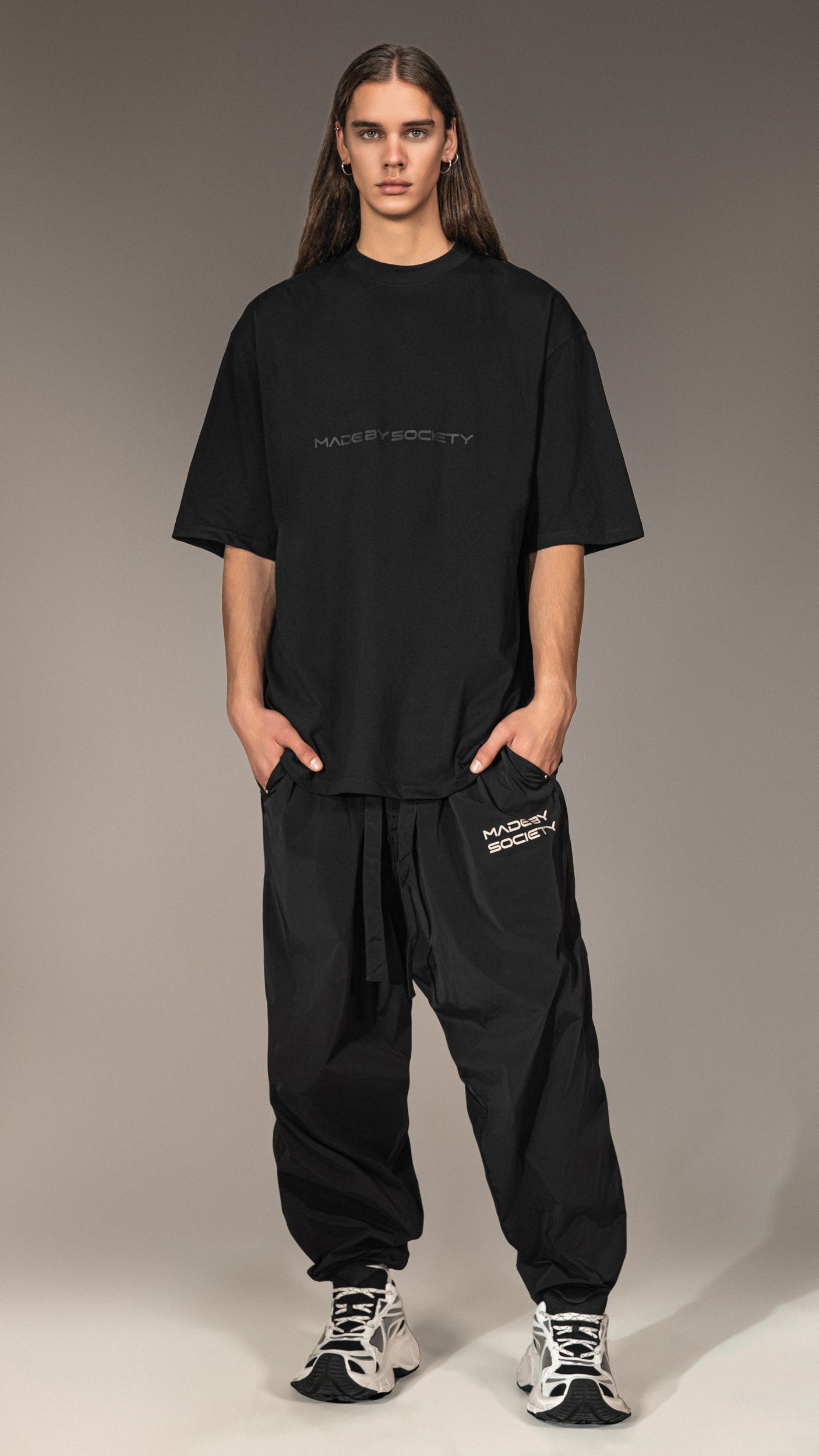 Oversized T-shirt "MADE BY SOCIETY" - T15731