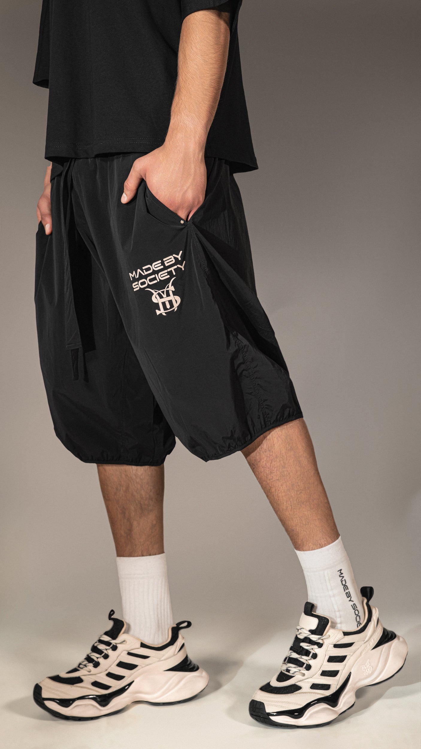 "Made by Society" Bermuda Shorts - B15606