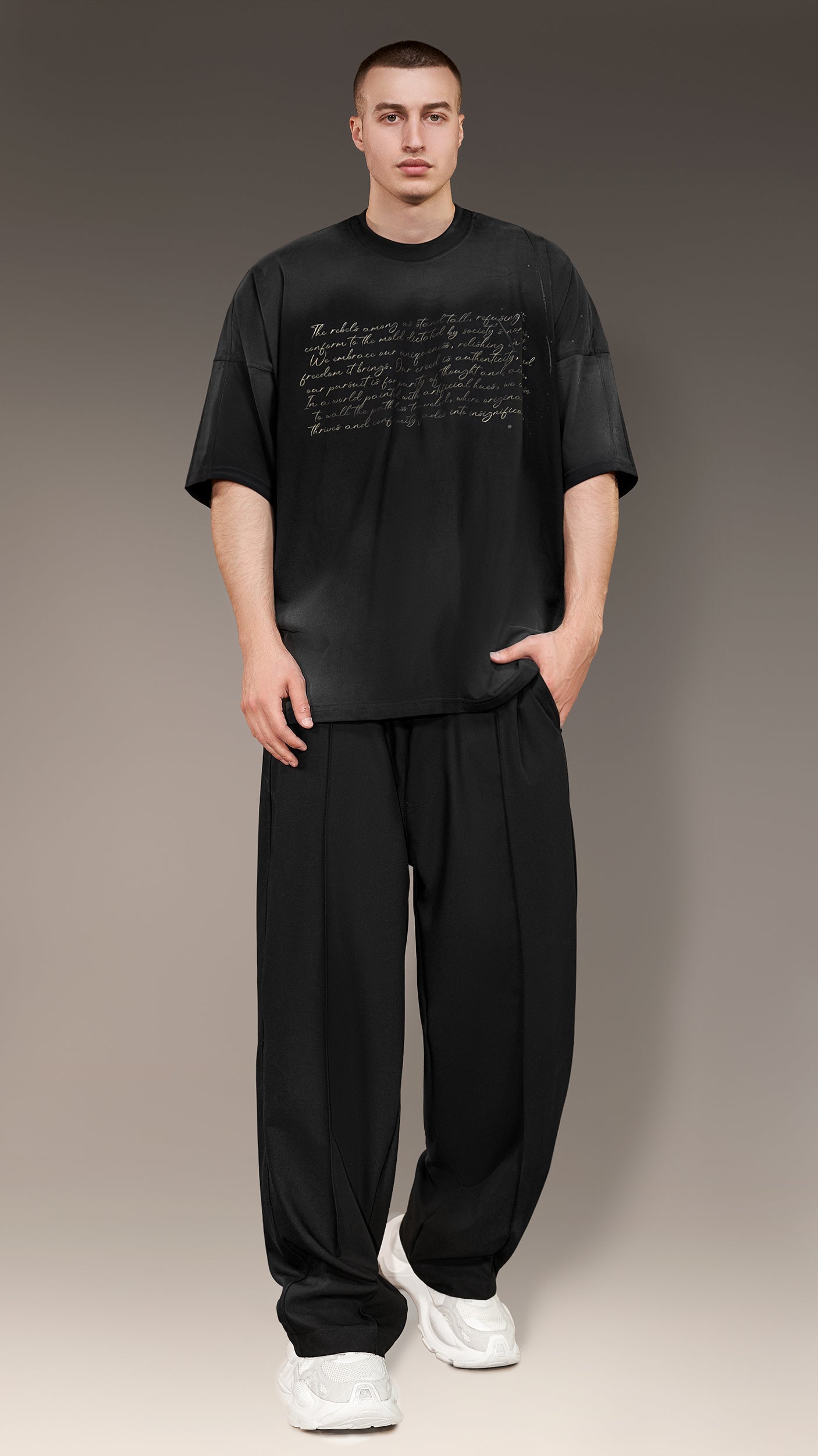 OLIVE SCHEMATIC T-Shirt - T17102
