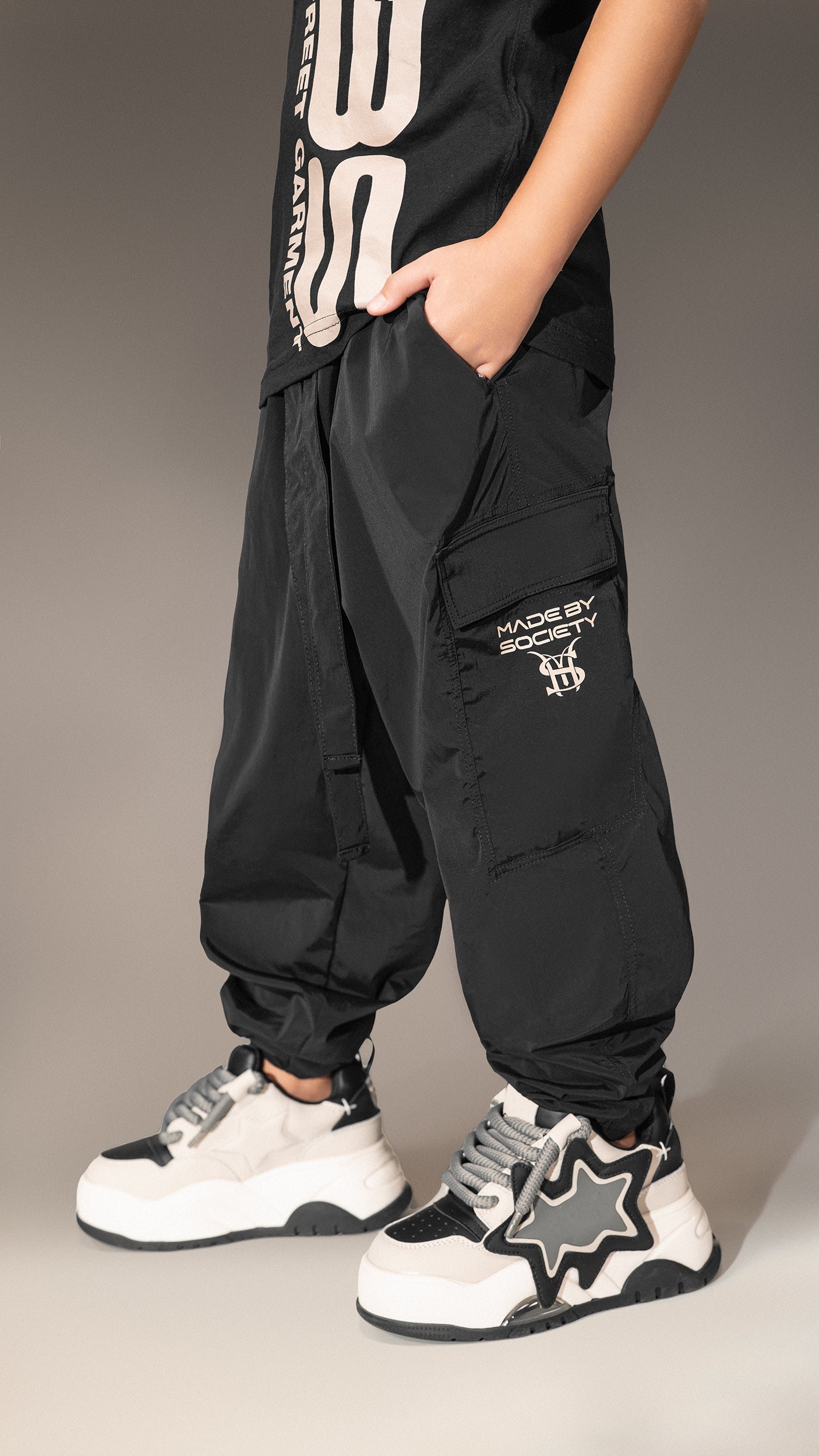 Made By Society Cargo Trousers - P35739