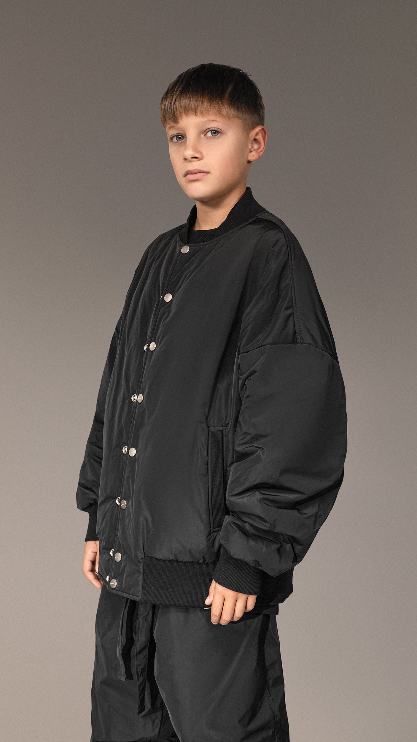 Oversized bomber jacket - J34566