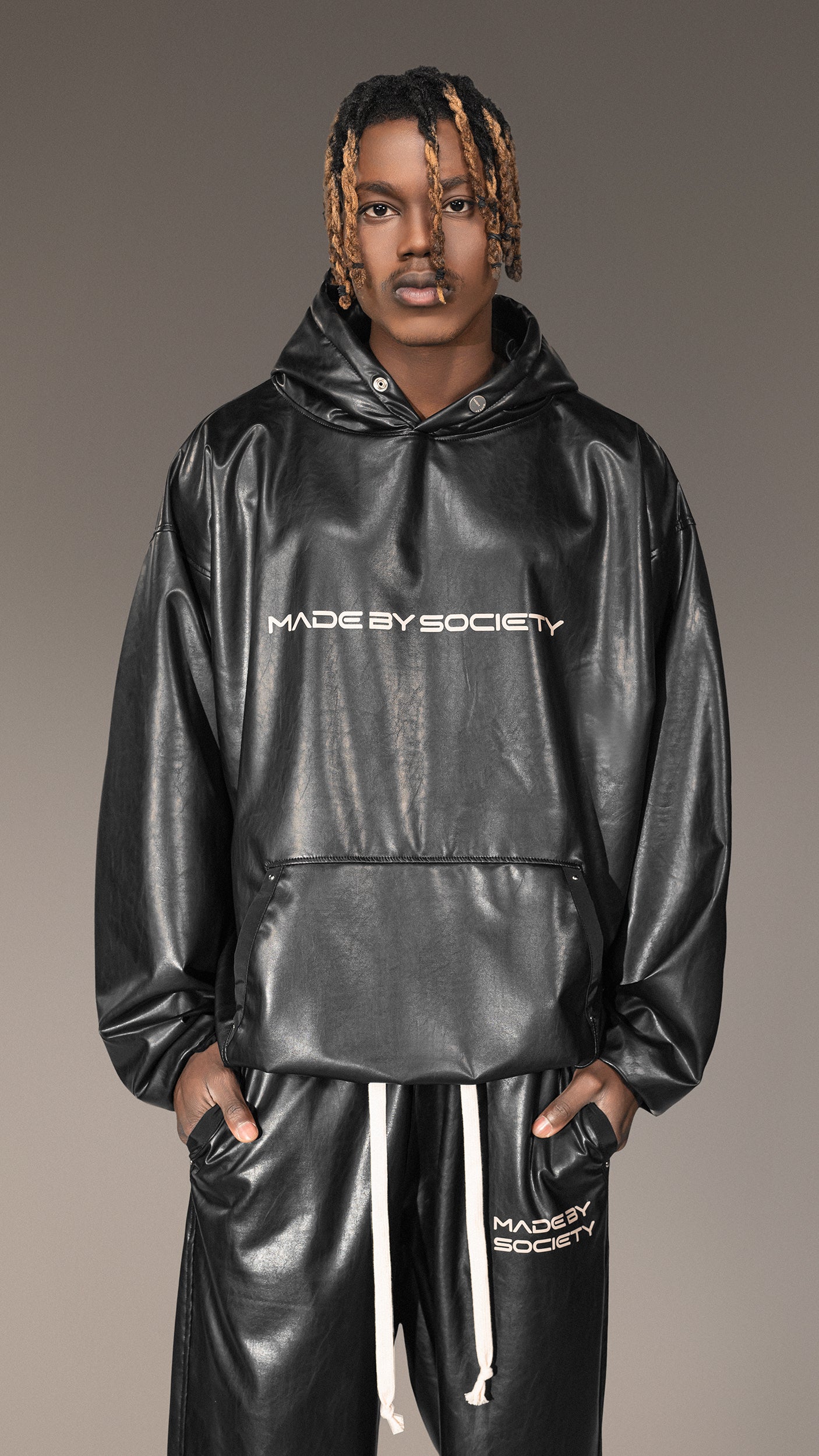 Hoodie "Made by Society" – Modern Look – H15726