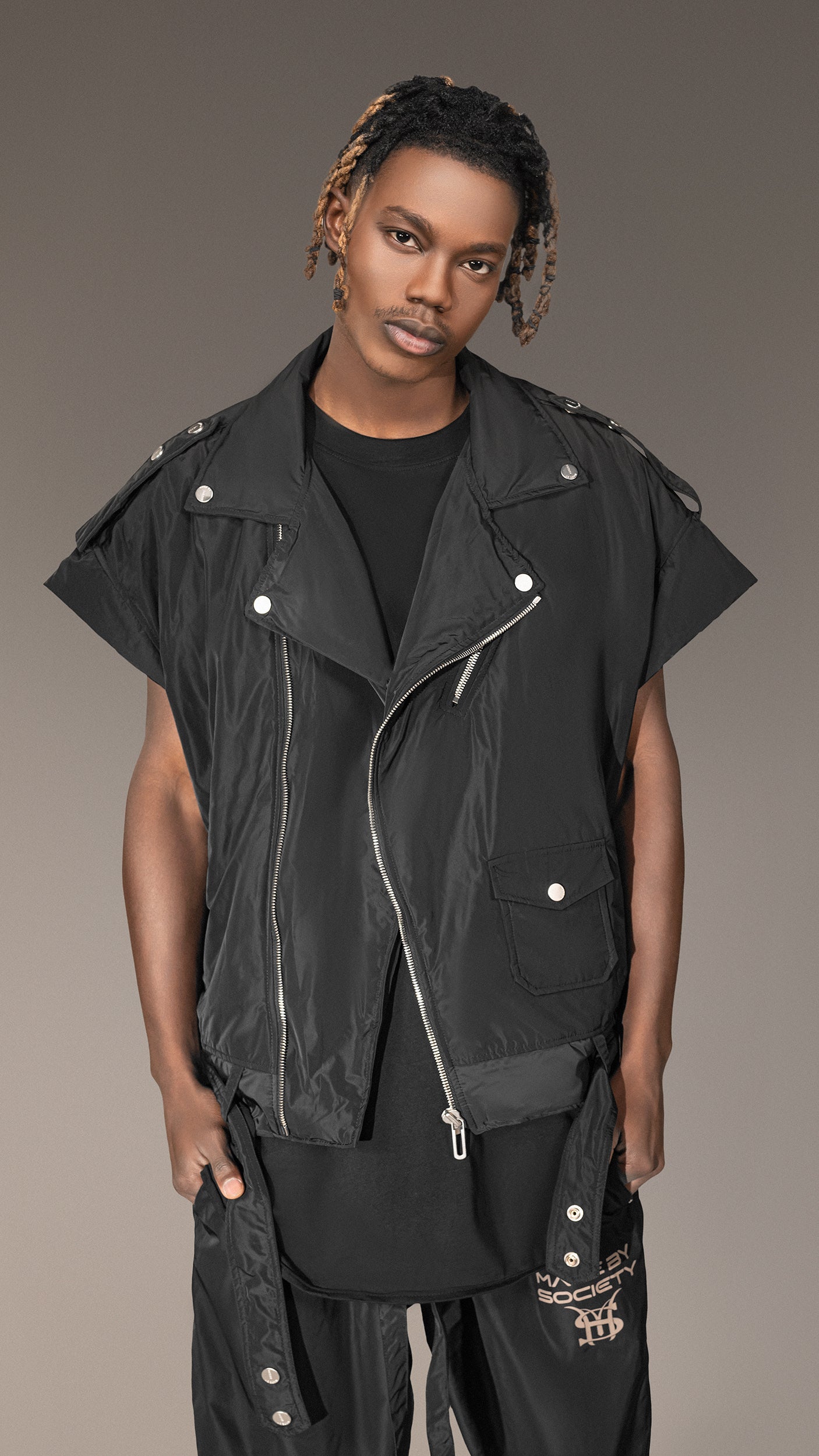 Zip-Up Jacket "Made By Society" - J14908