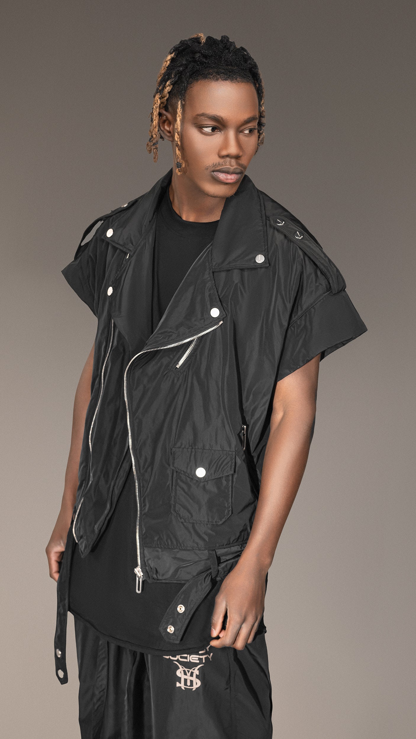 Zip-Up Jacket "Made By Society" - J14908