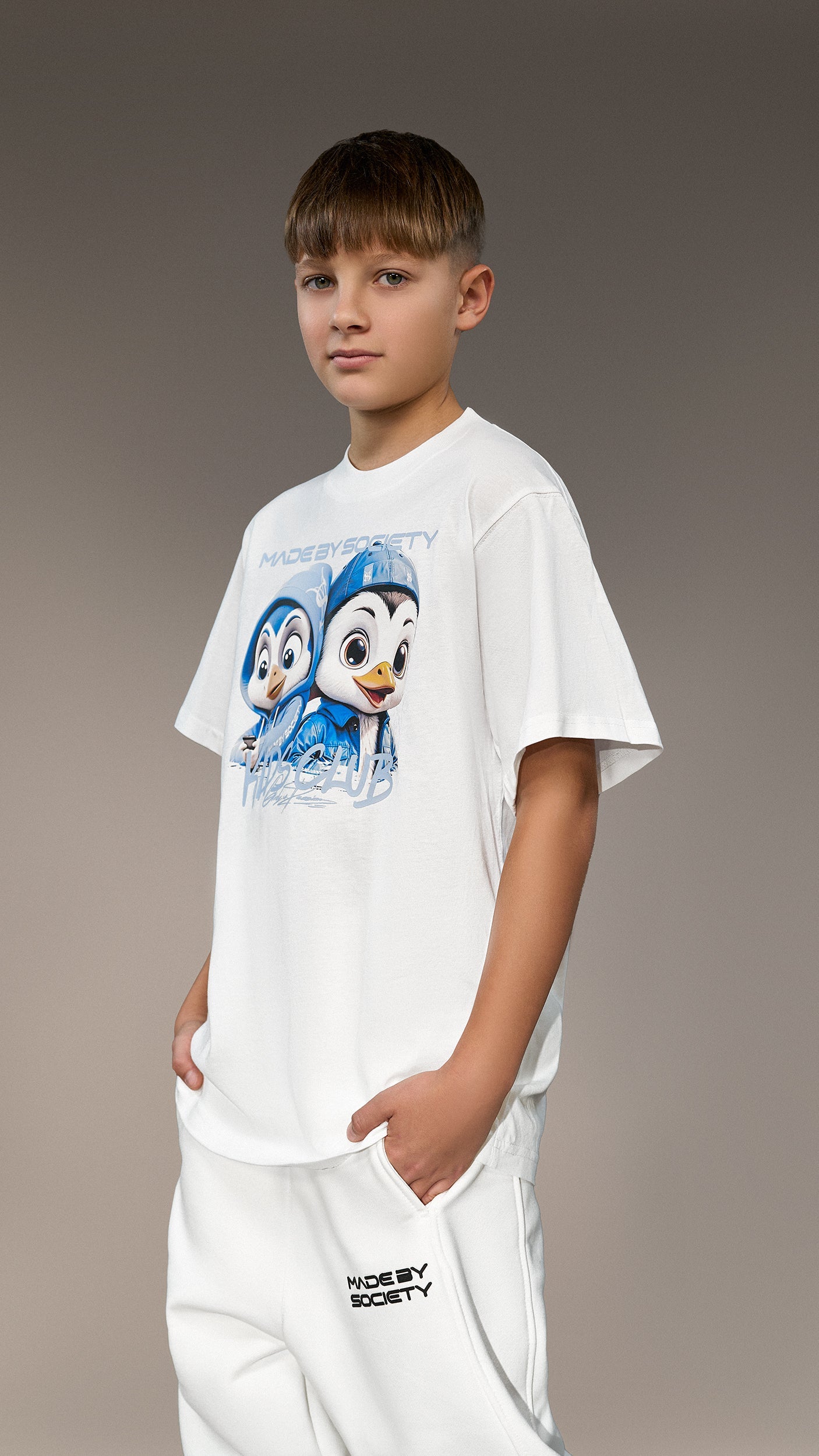 “Made by Society Kids Club” T-Shirt - T35909