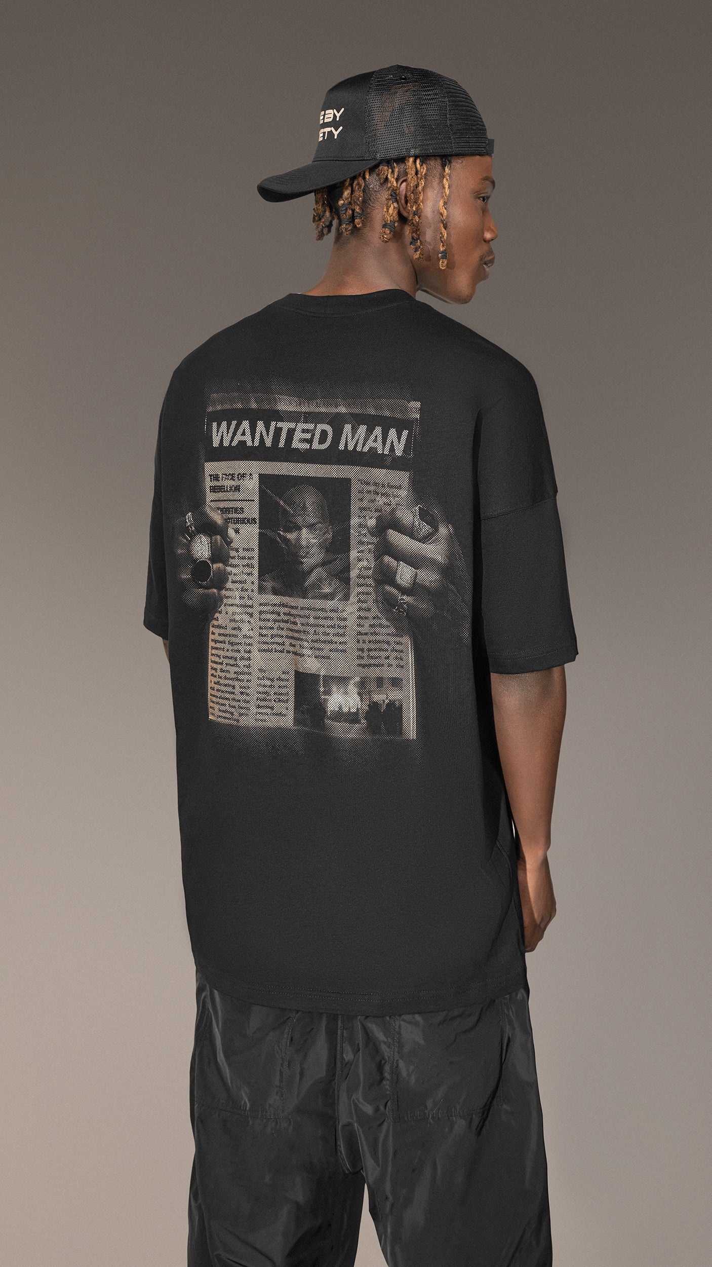 T-shirt "WANTED MAN" - T15806