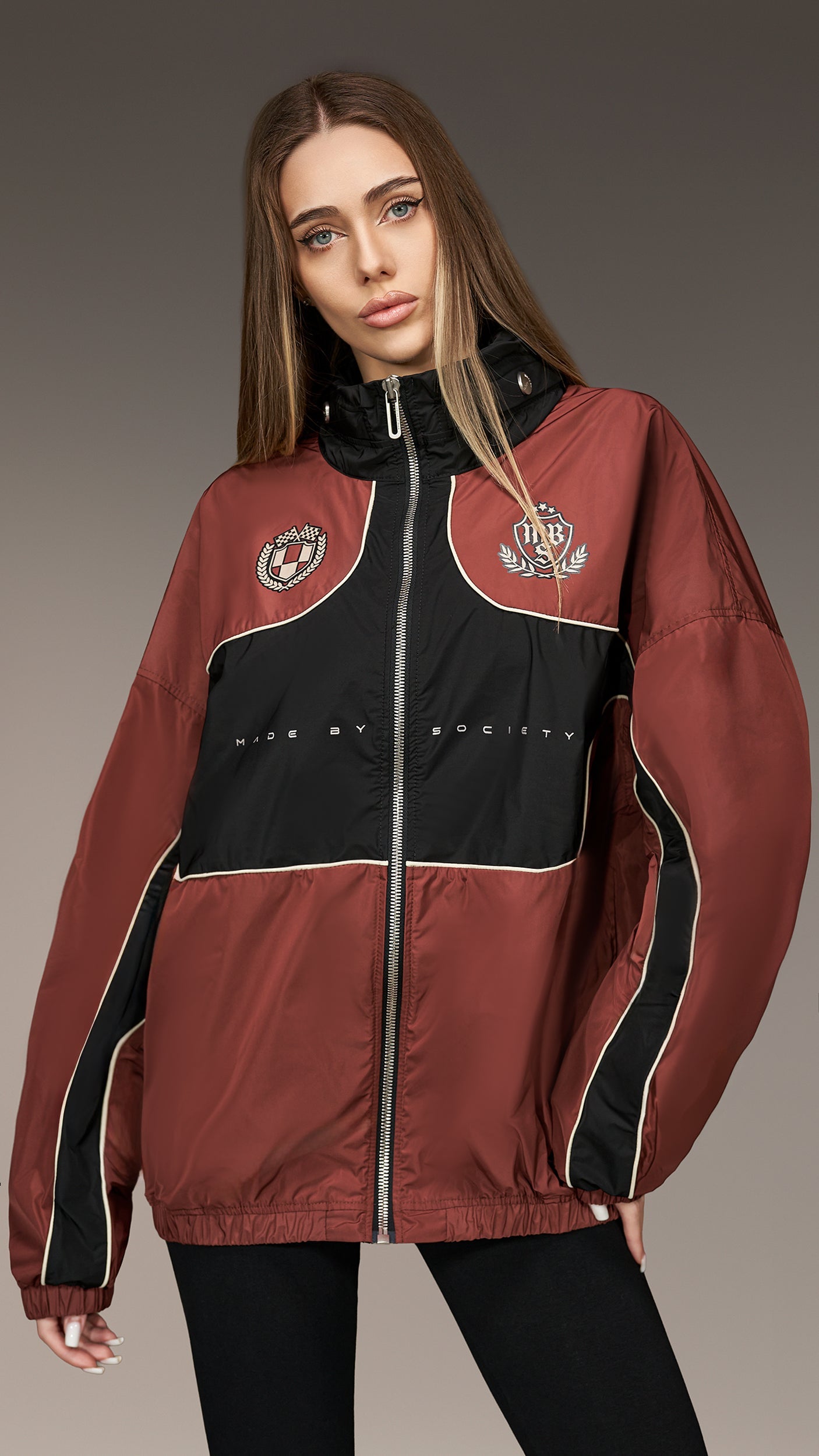 Burgundy Heritage Flow Hoodie - H27082