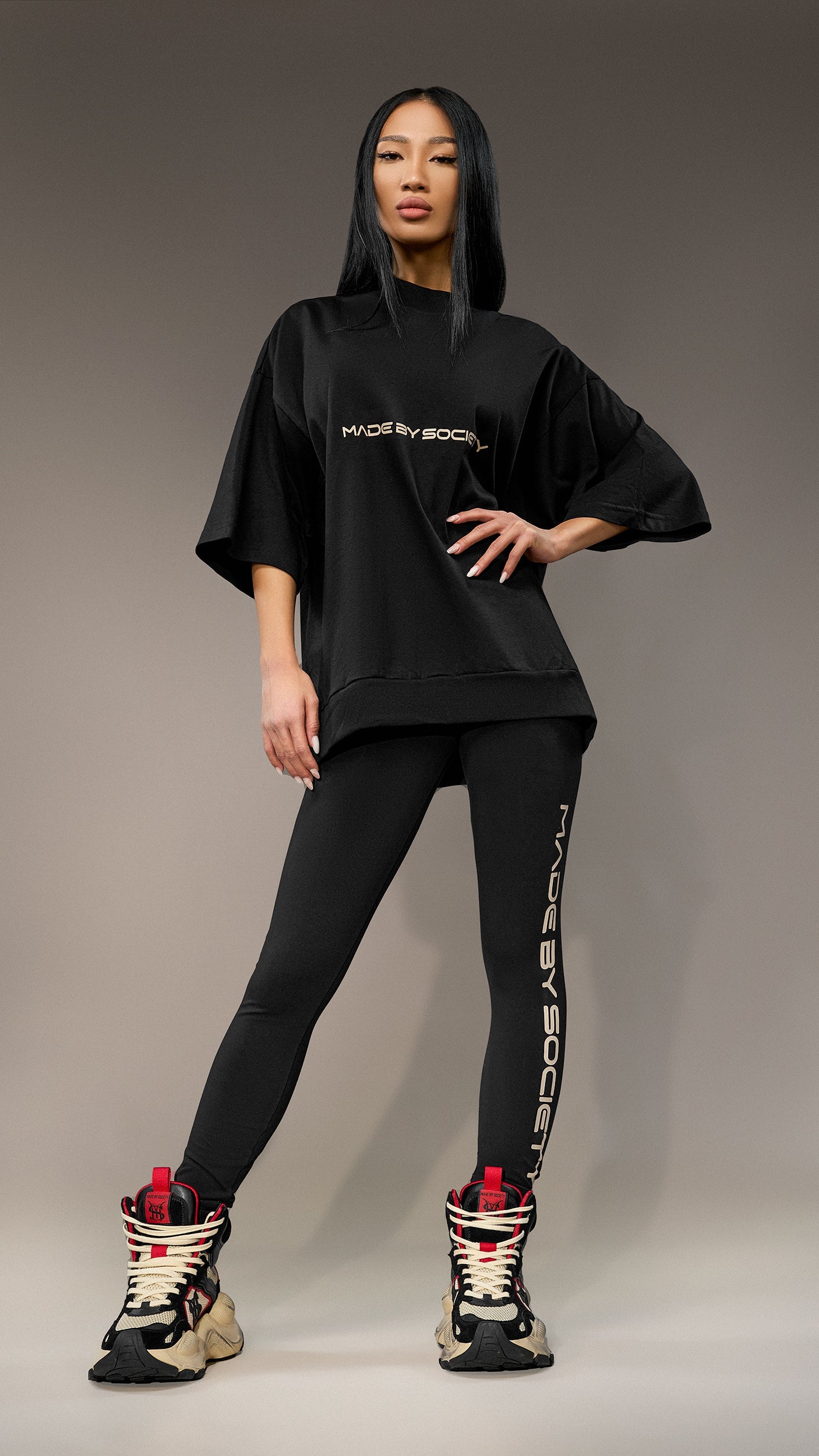 Made By Society Oversized T-shirt - T25915