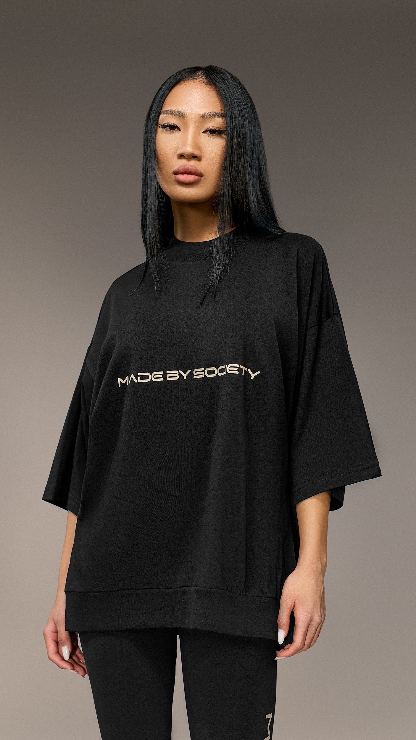 Made By Society Oversized T-shirt - T25915