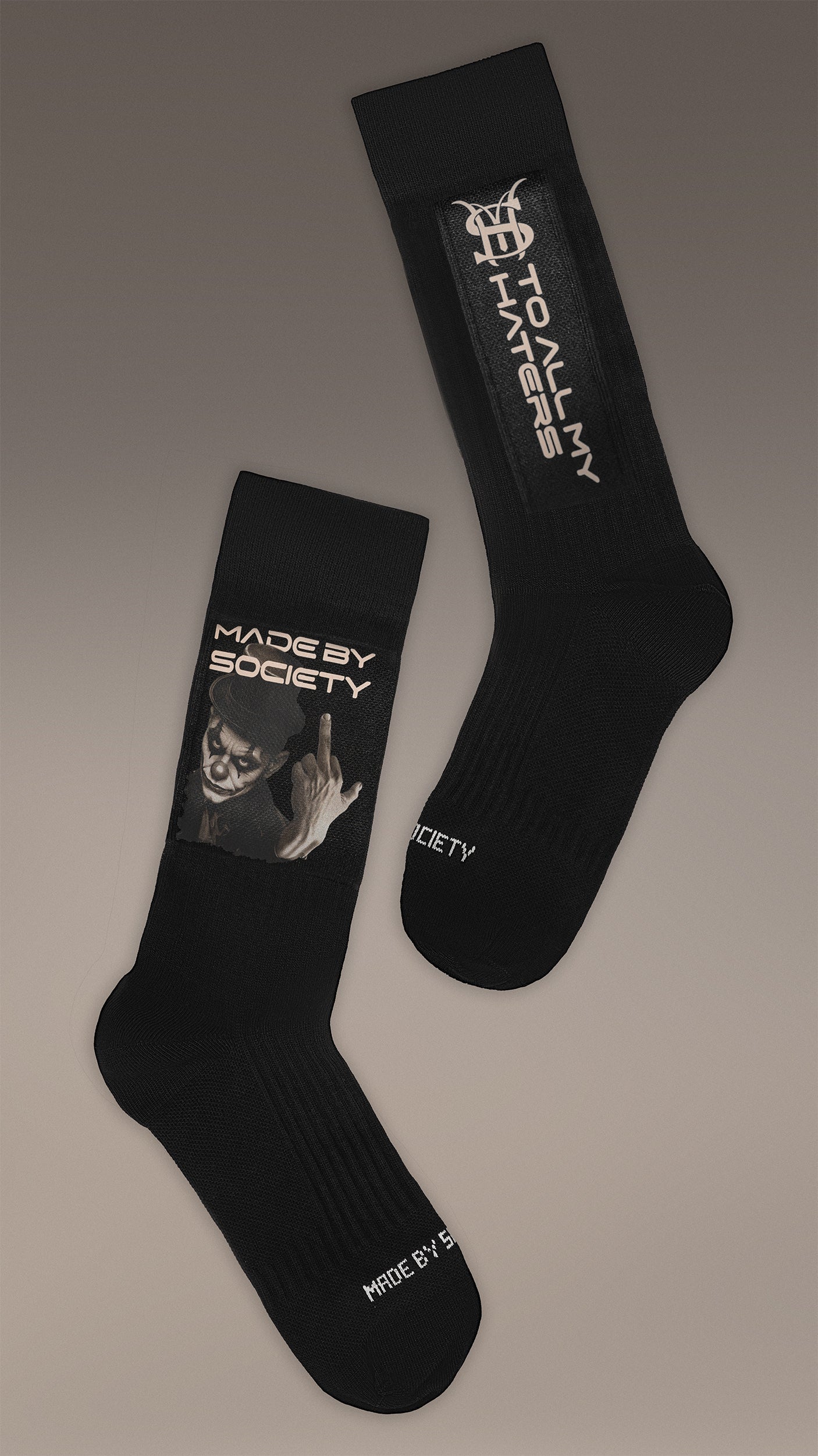 "To All My Haters" Socks Made by Society - A12110