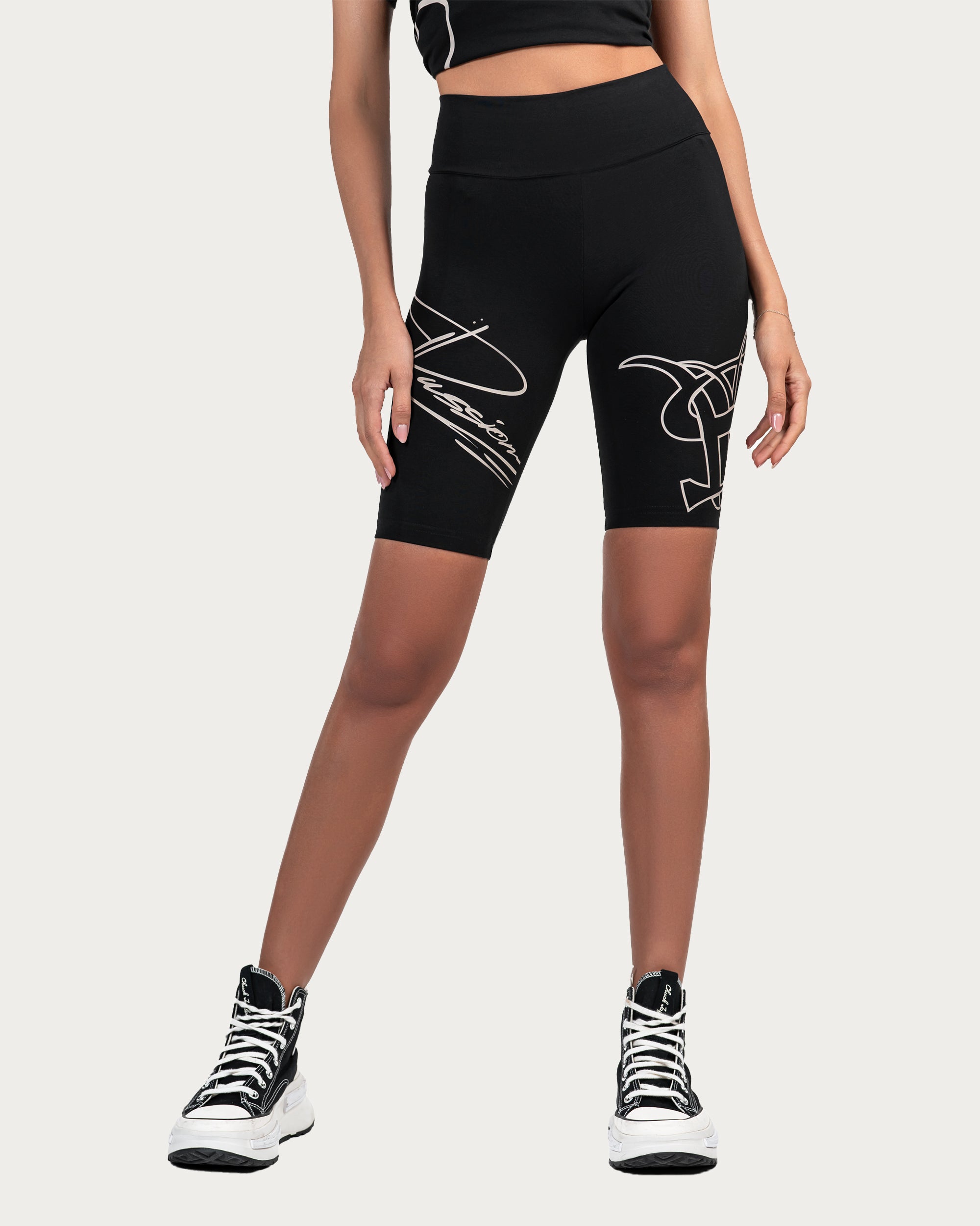 Branded Leggings Shorts - B25343