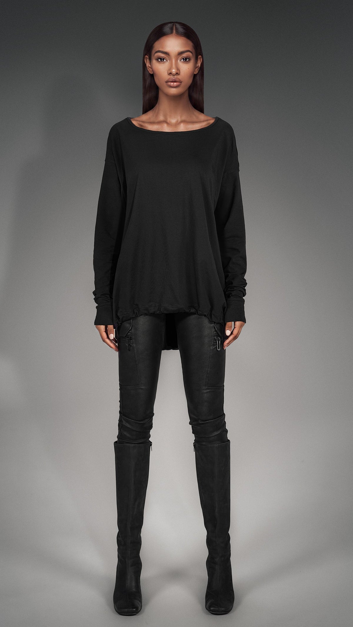 SIDE FALL T-SHIRT - T27831