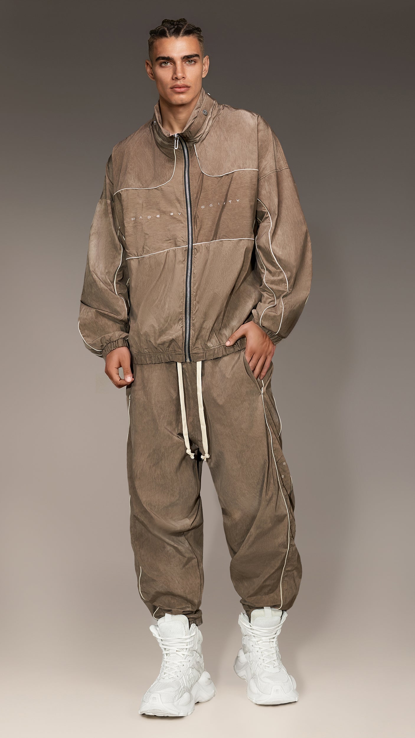 Duo Texture Track Trousers - P17136