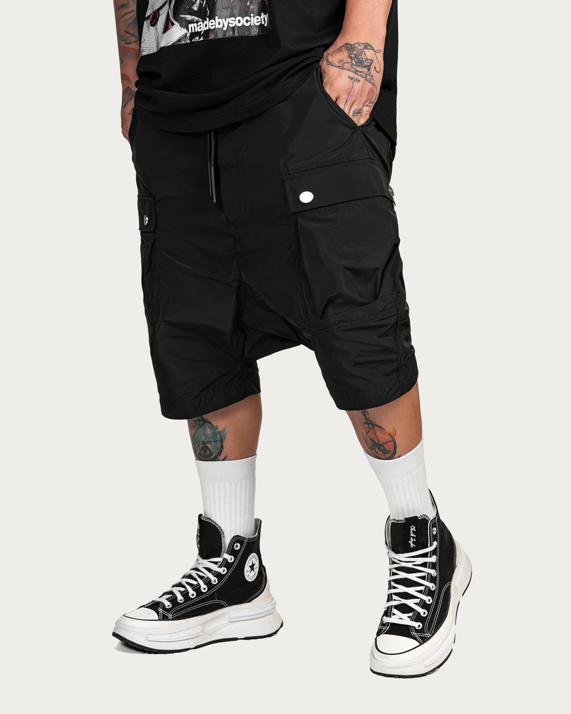 STUD CARGO SHORTS - B15538