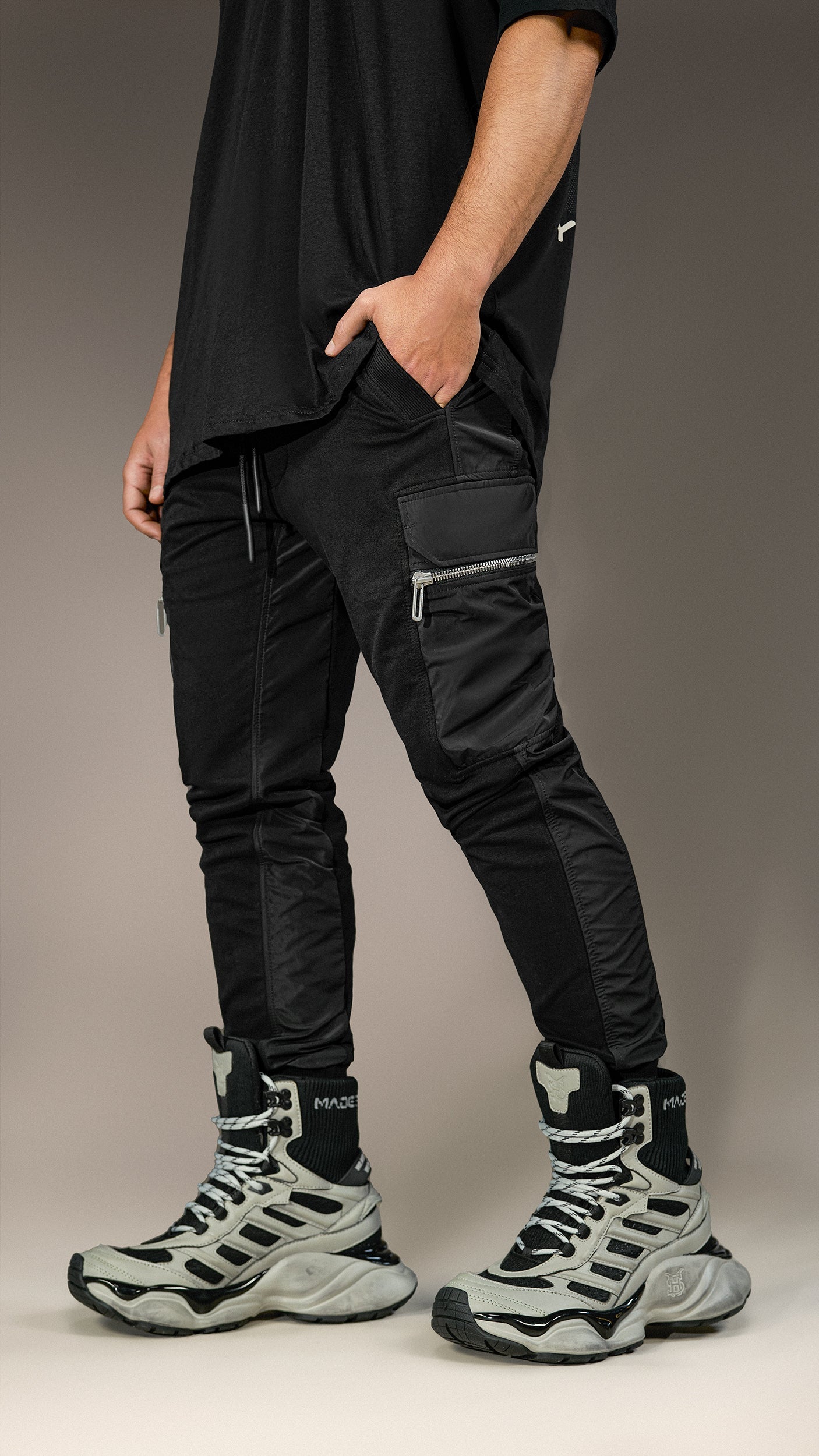 P15934-TROUSERS KNITWEART WITH POLYESTER