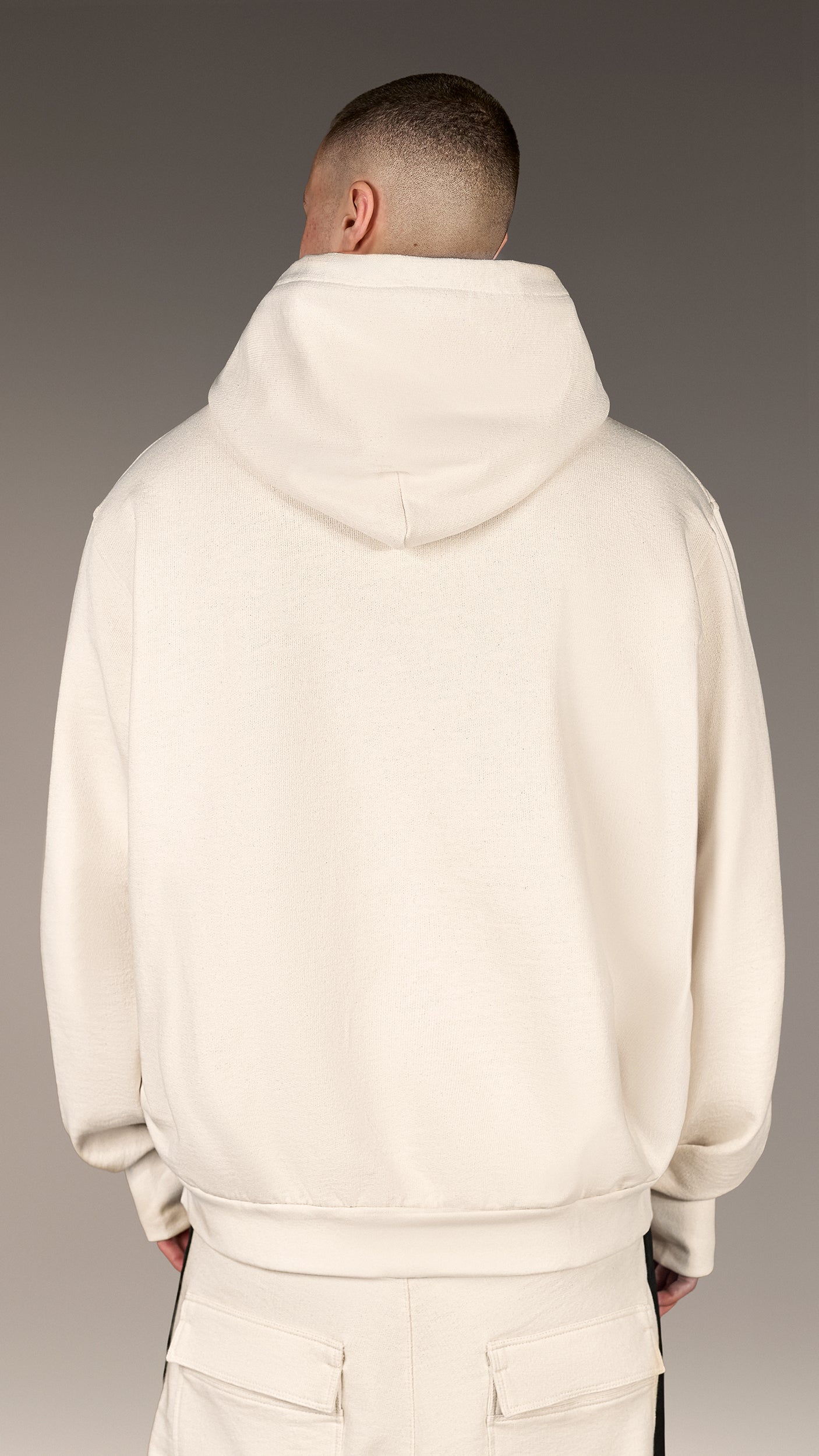 Texture Block Zip Hoodie - H17132